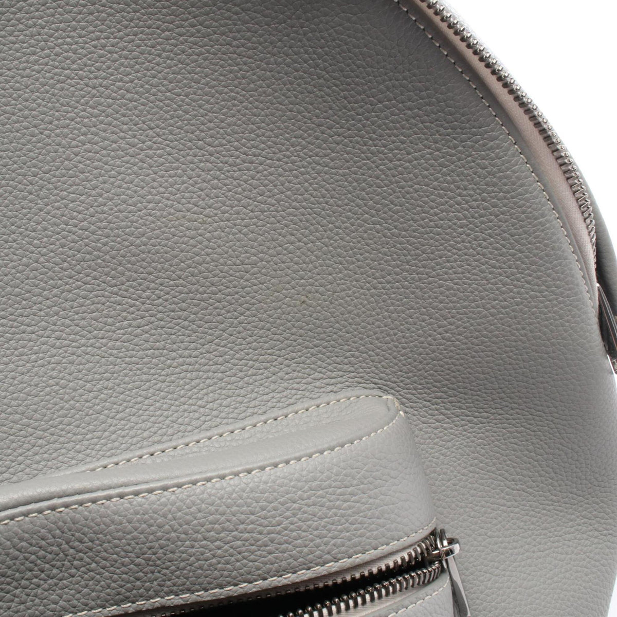 Christian Dior Gray Leather Backpack (Pre-Owned)