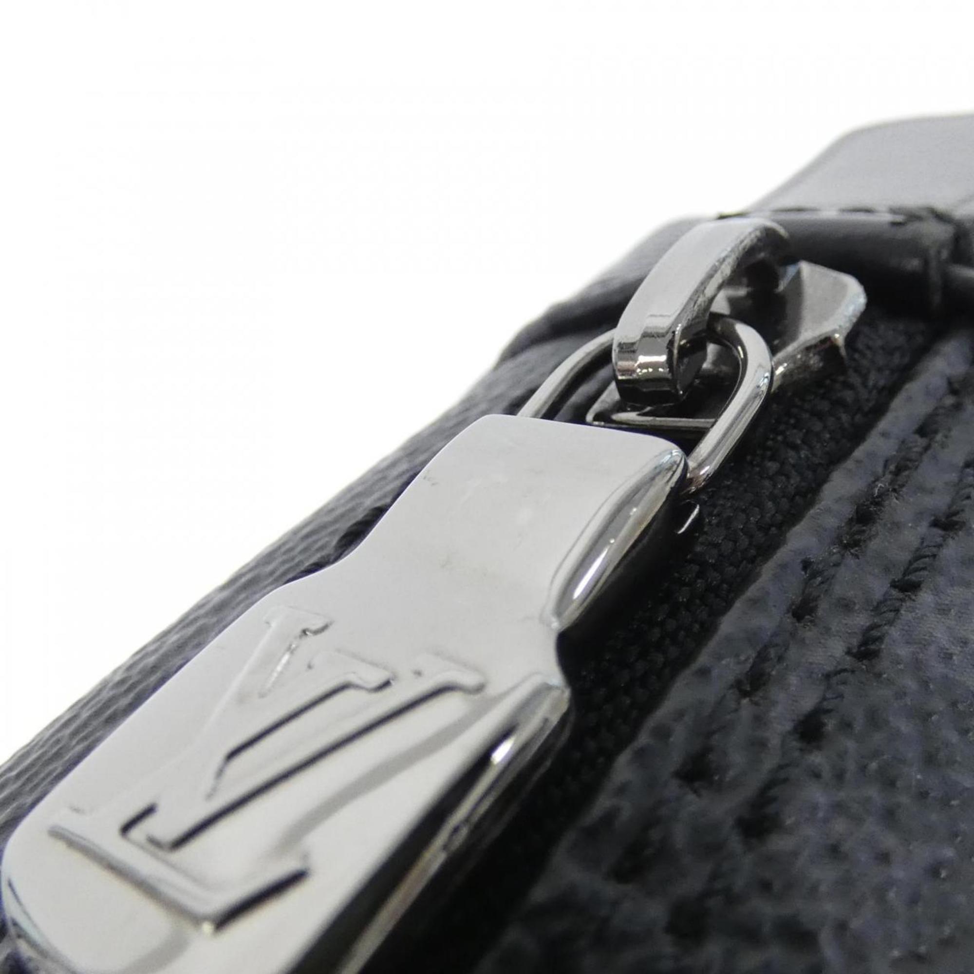 Louis Vuitton Black Coated Canvas Pouch (Pre-Owned)