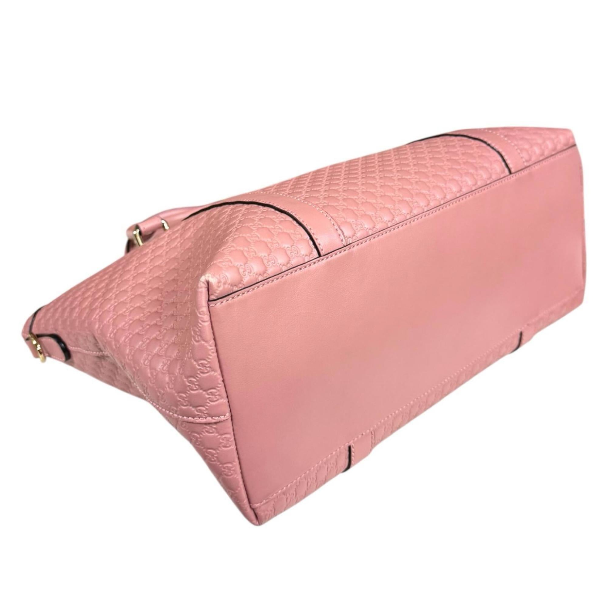 Gucci Pink Leather Shoulder Bag (Pre-Owned)