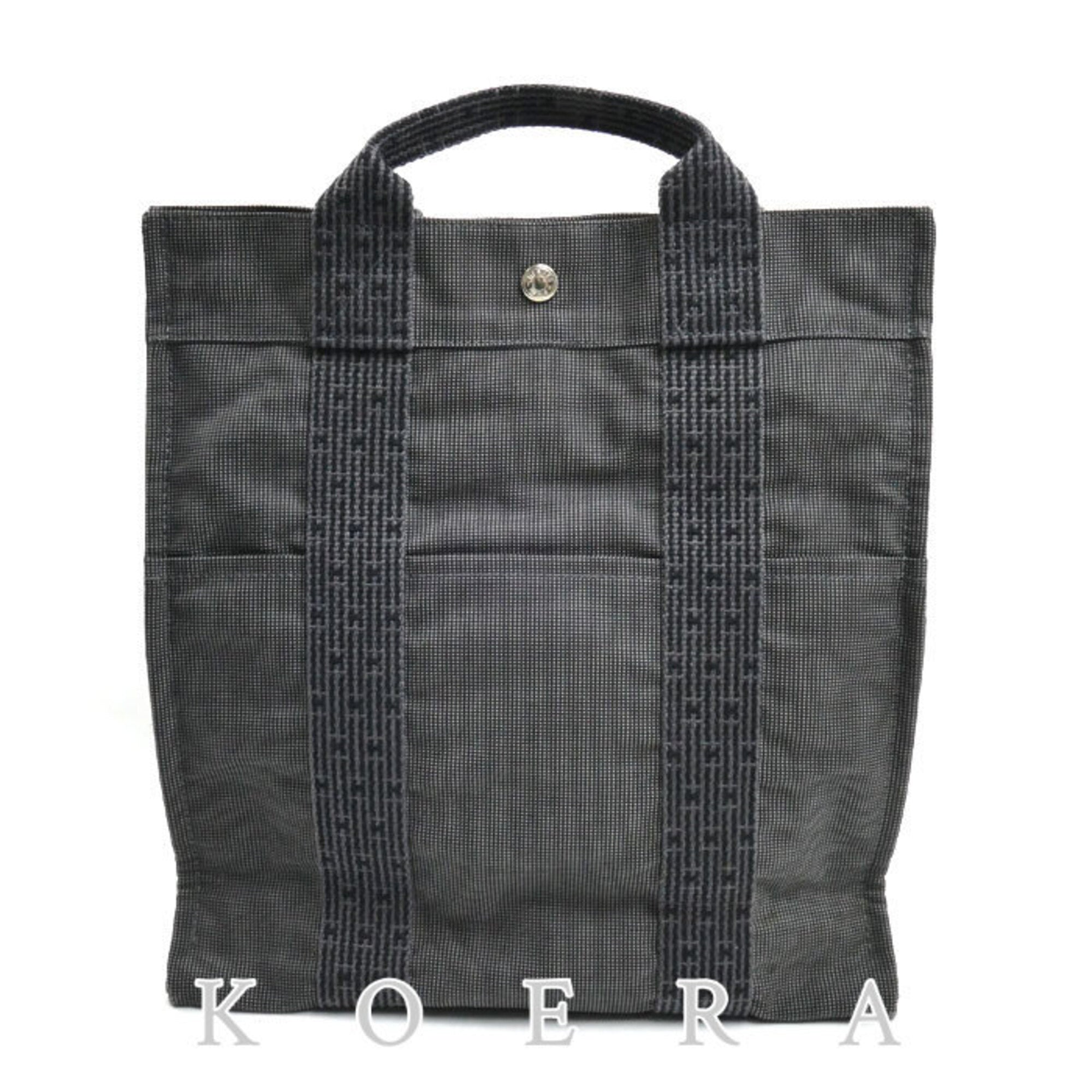 Hermes Gray Nylon Backpack (Pre-Owned)