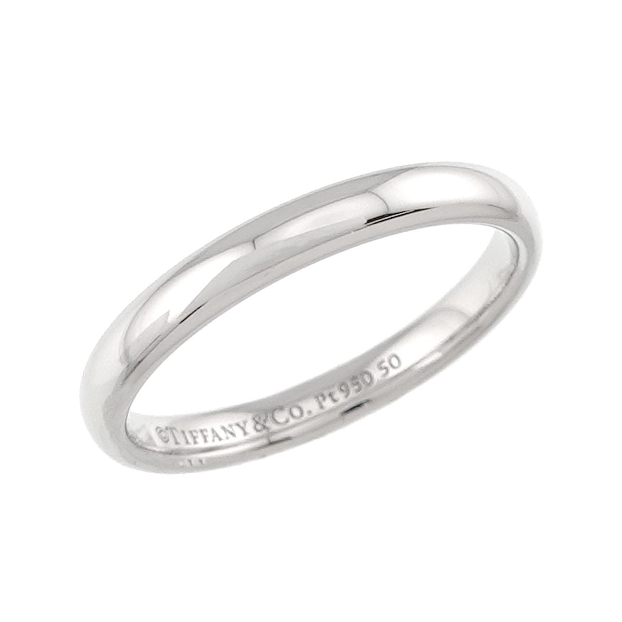 Tiffany Platinum 950 Band Ring (Pre-Owned)
