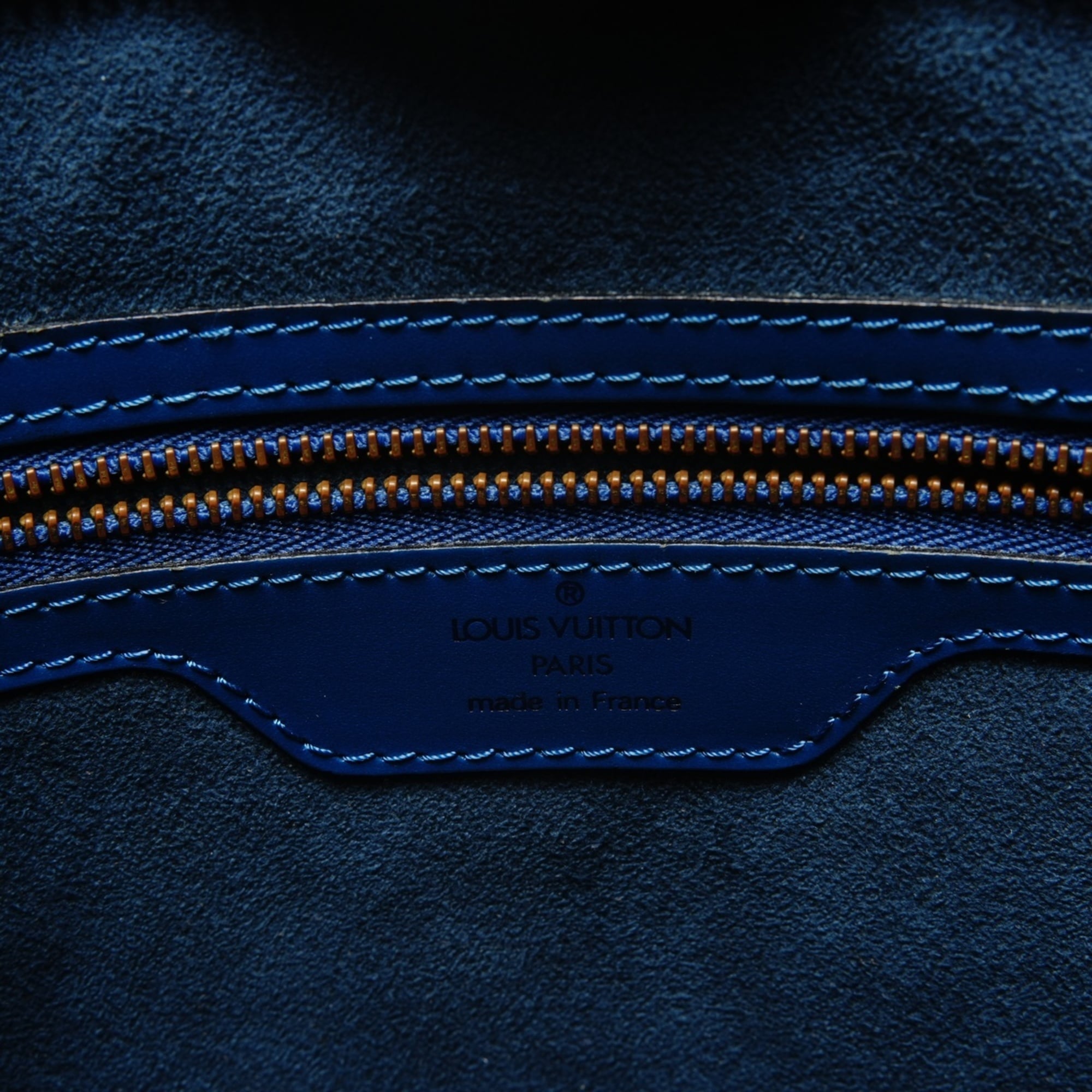 Louis Vuitton Blue Epi Leather Shoulder Bag (Pre-Owned)