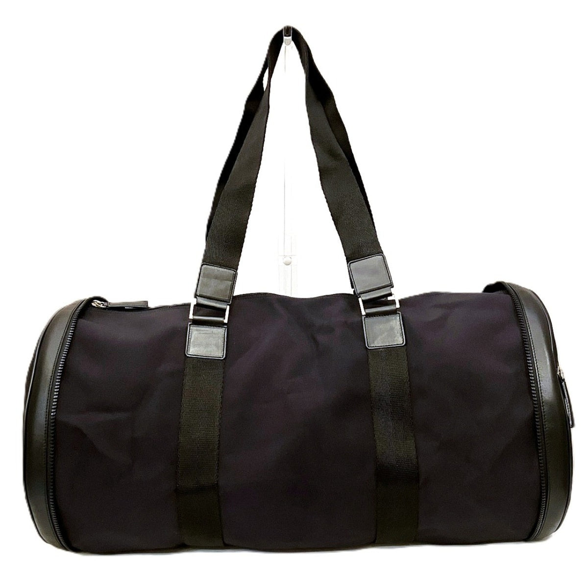 Salvatore Ferragamo Black Nylon Boston Bag (Pre-Owned)
