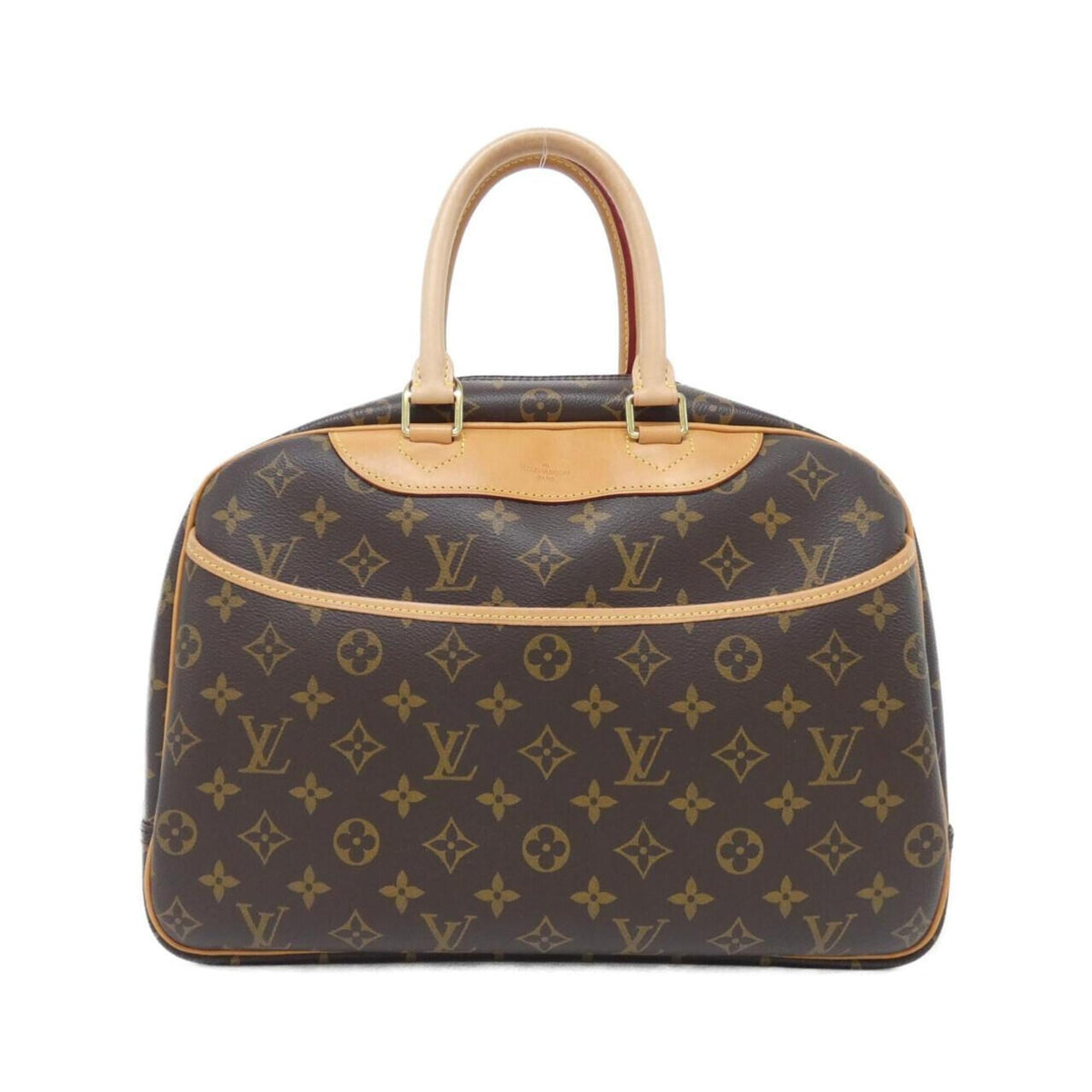 Louis Vuitton Monogram Marron Coated Canvas Handbag (Pre-Owned)