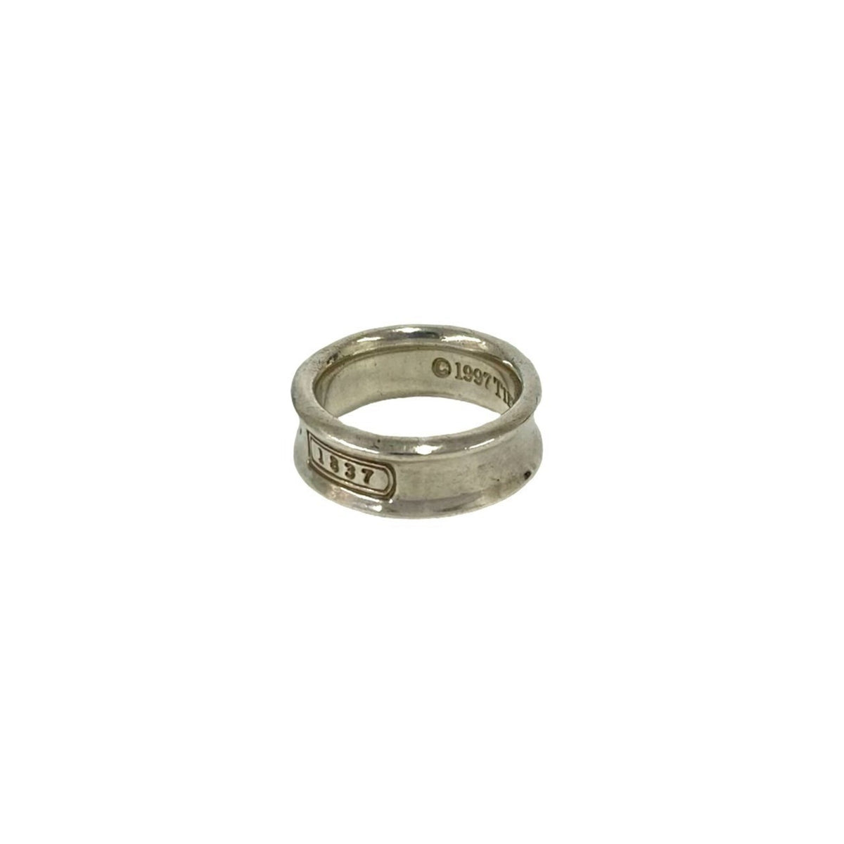 Tiffany Silver Silver 925 Band Ring (Pre-Owned)