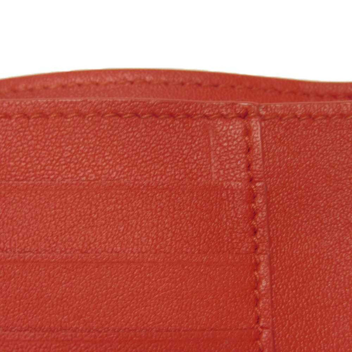 Salvatore Ferragamo Red Color Leather Wallet (Tri-Fold) (Pre-Owned)