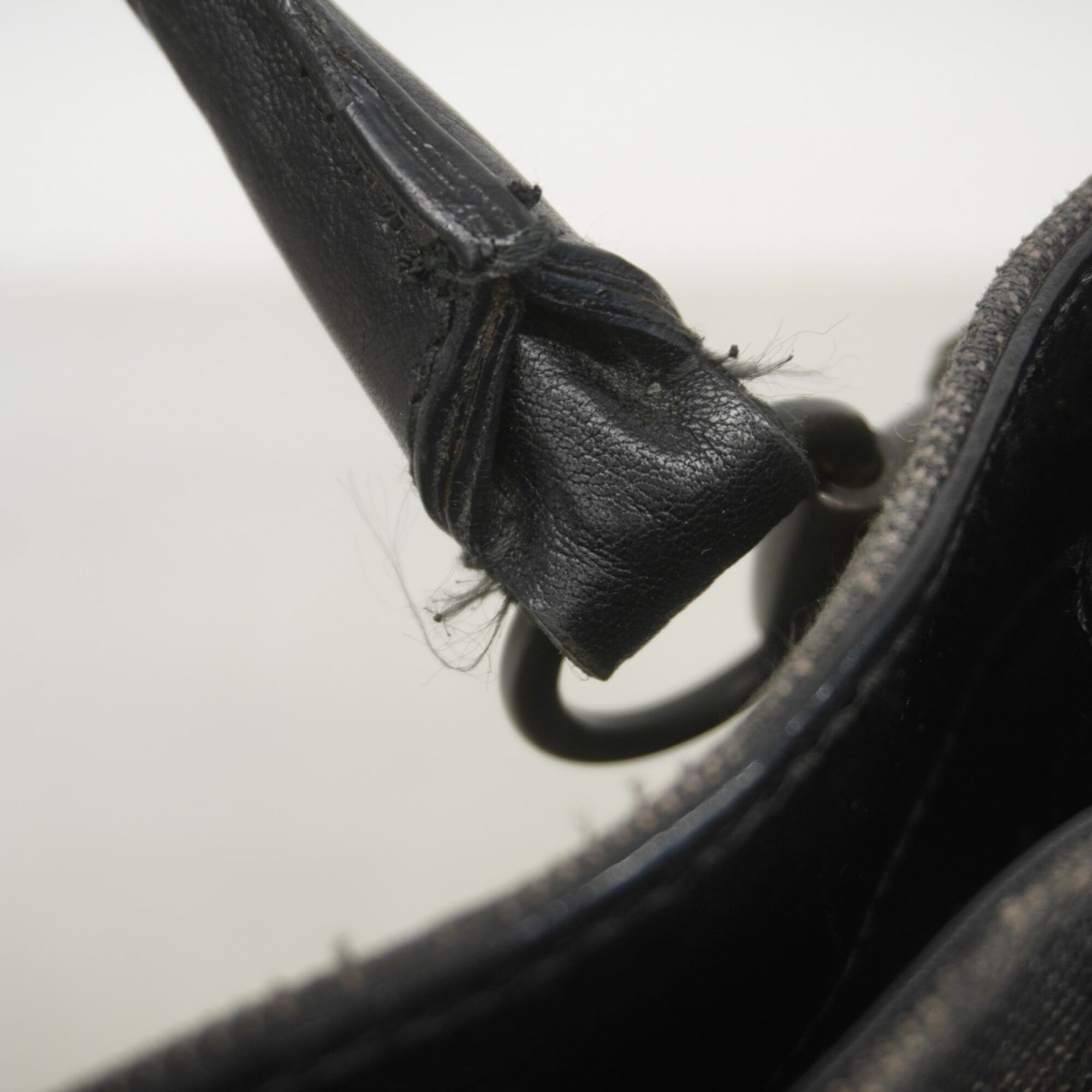 Gucci Black Denim Tote Bag (Pre-Owned)