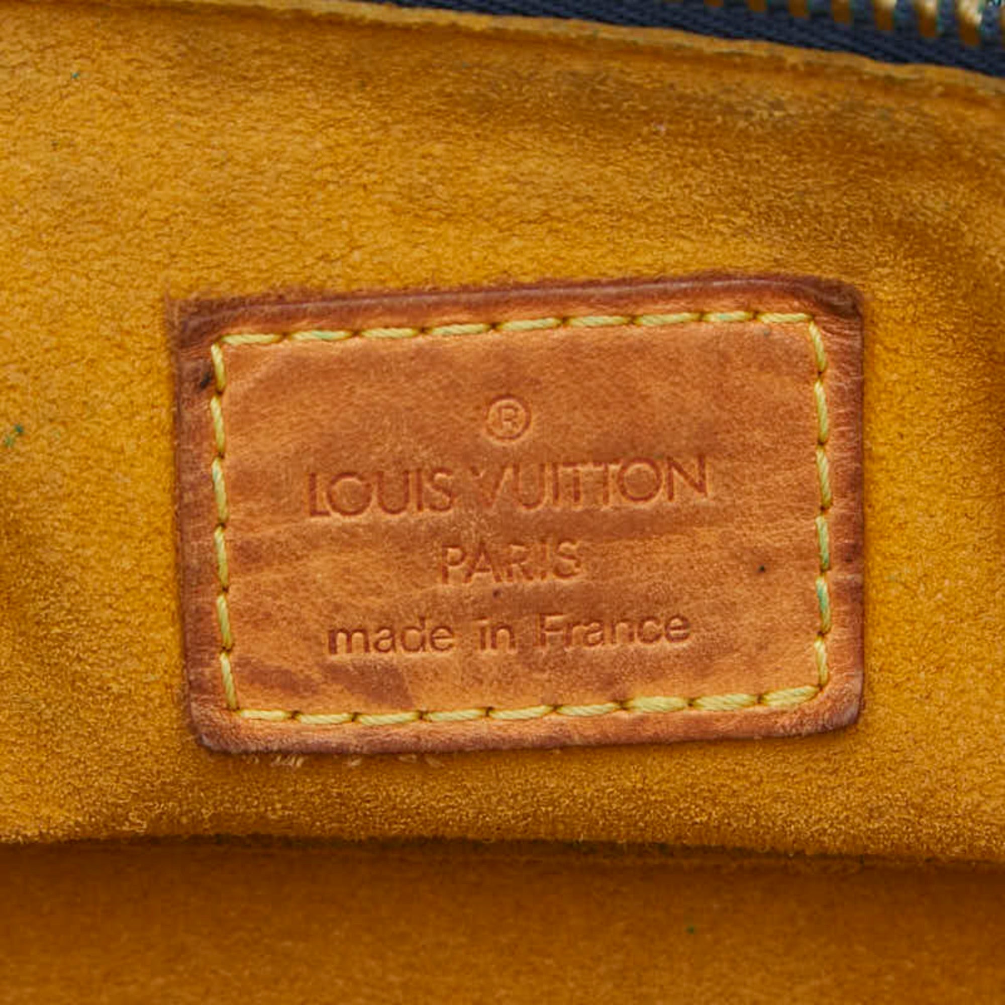 Louis Vuitton Monogram Denim Leather Shoulder Bag (Pre-Owned)