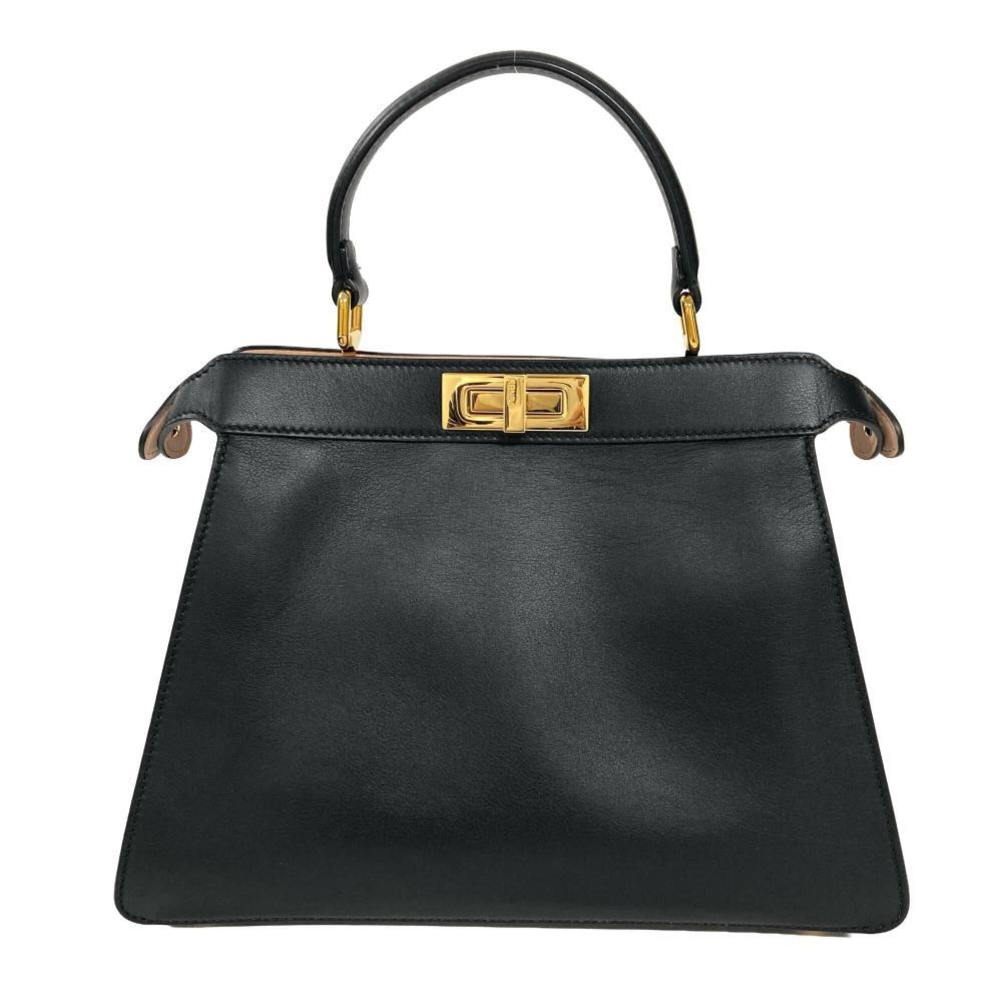 Fendi Black Leather Handbag (Pre-Owned)