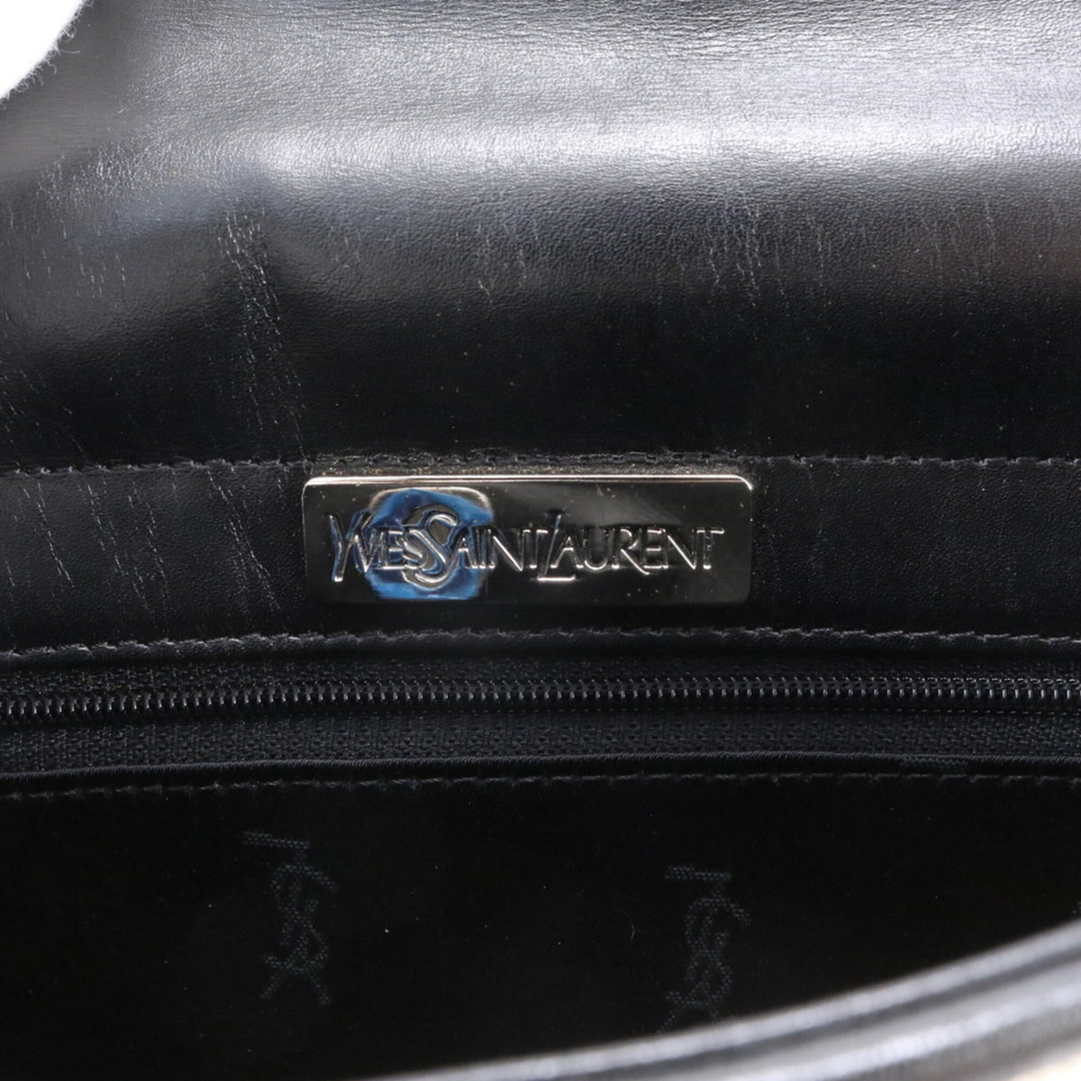 Yves Saint Laurent Black Multi-Color Leather Handbag Shoulder Bag Tote Bag (Pre-Owned)