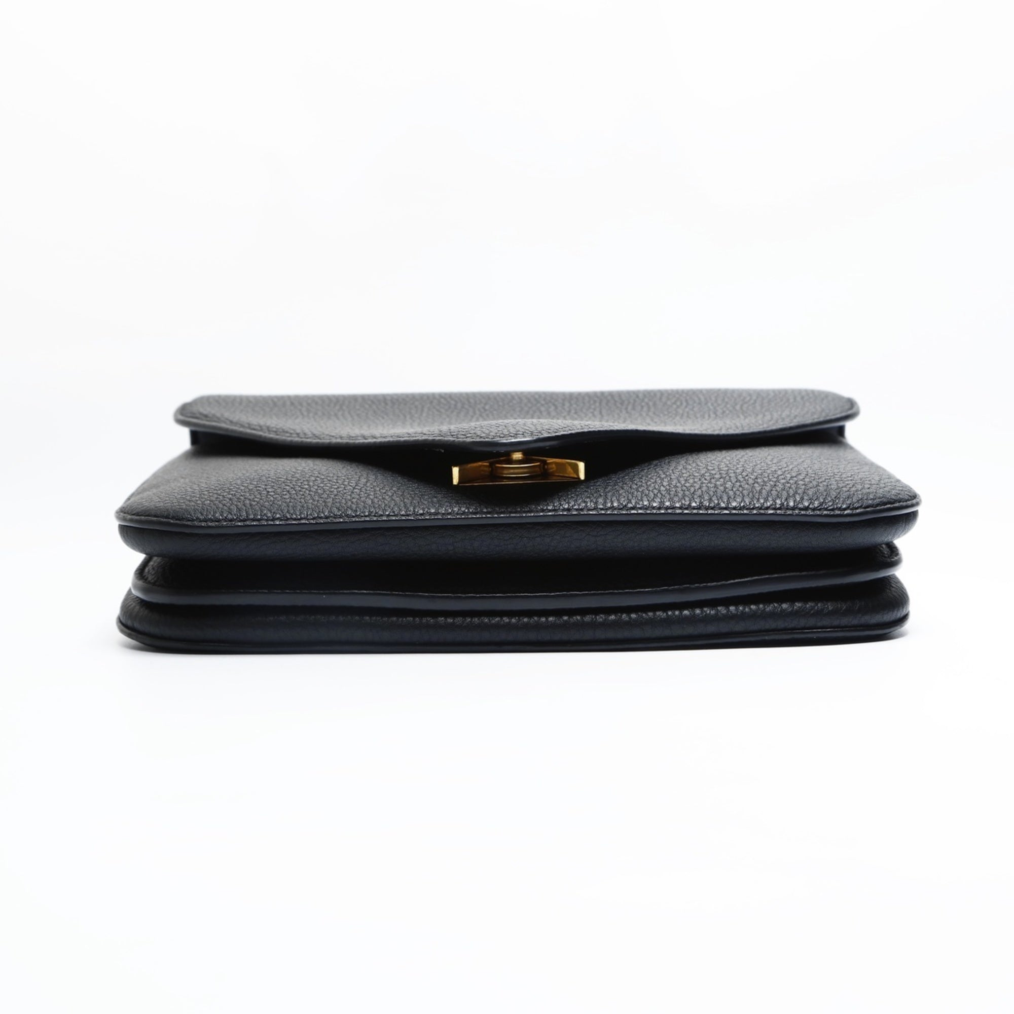 Bottega Veneta Black Leather Shoulder Bag (Pre-Owned)