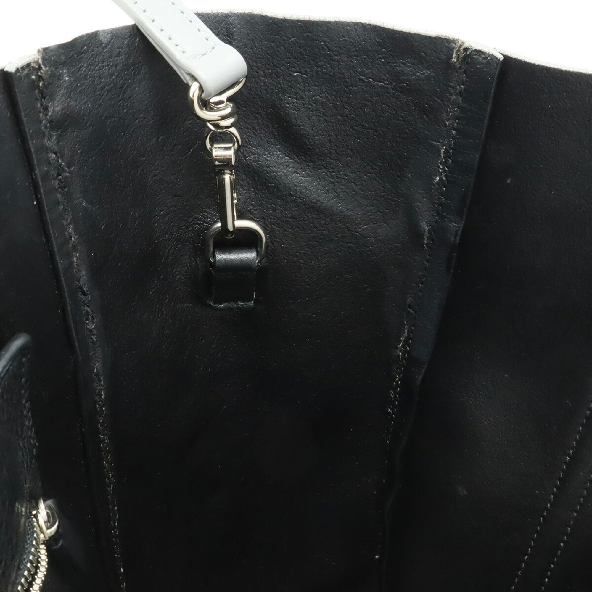 Balenciaga Gray Leather Shoulder Bag Tote Bag (Pre-Owned)