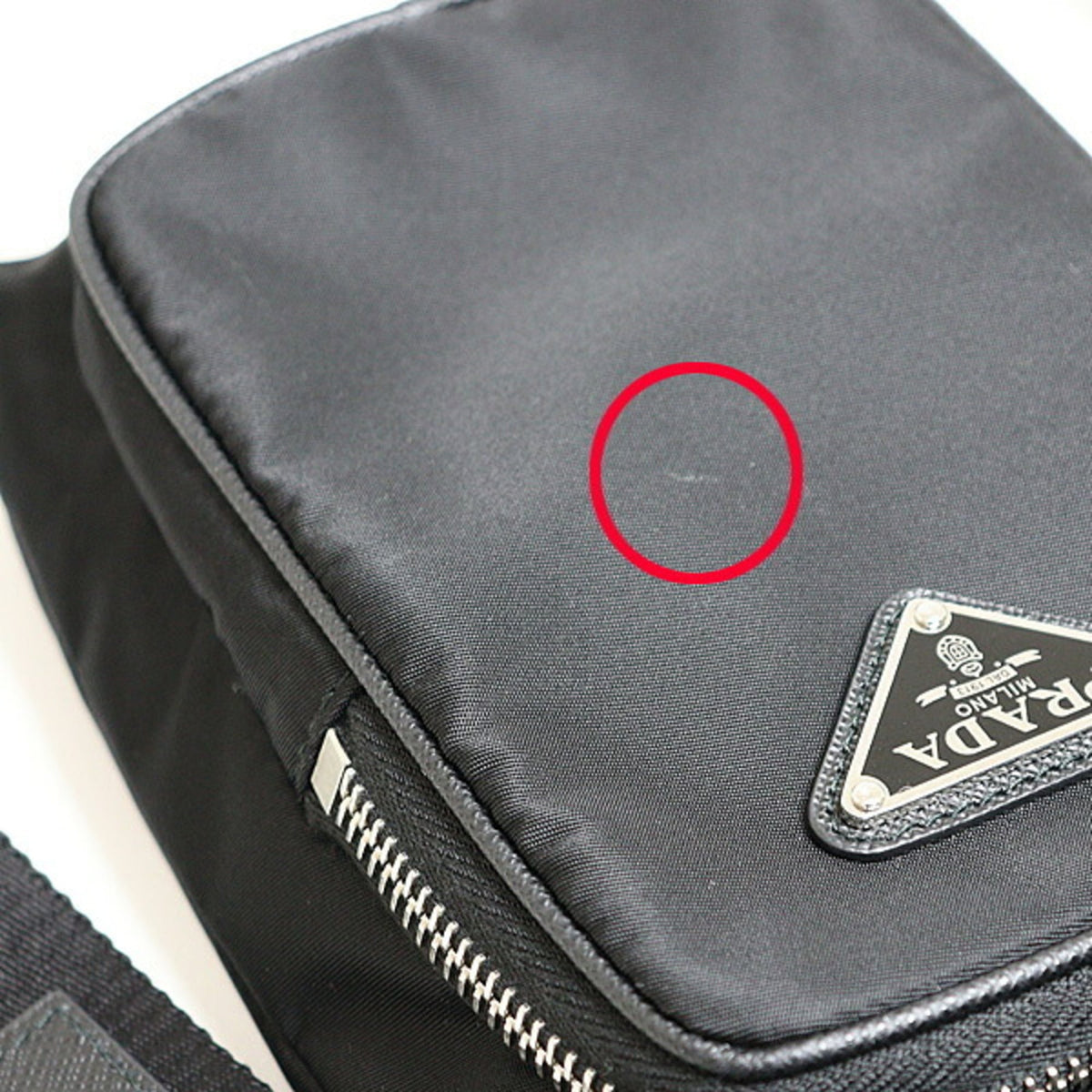 Prada Black Polyamide Shoulder Bag (Pre-Owned)