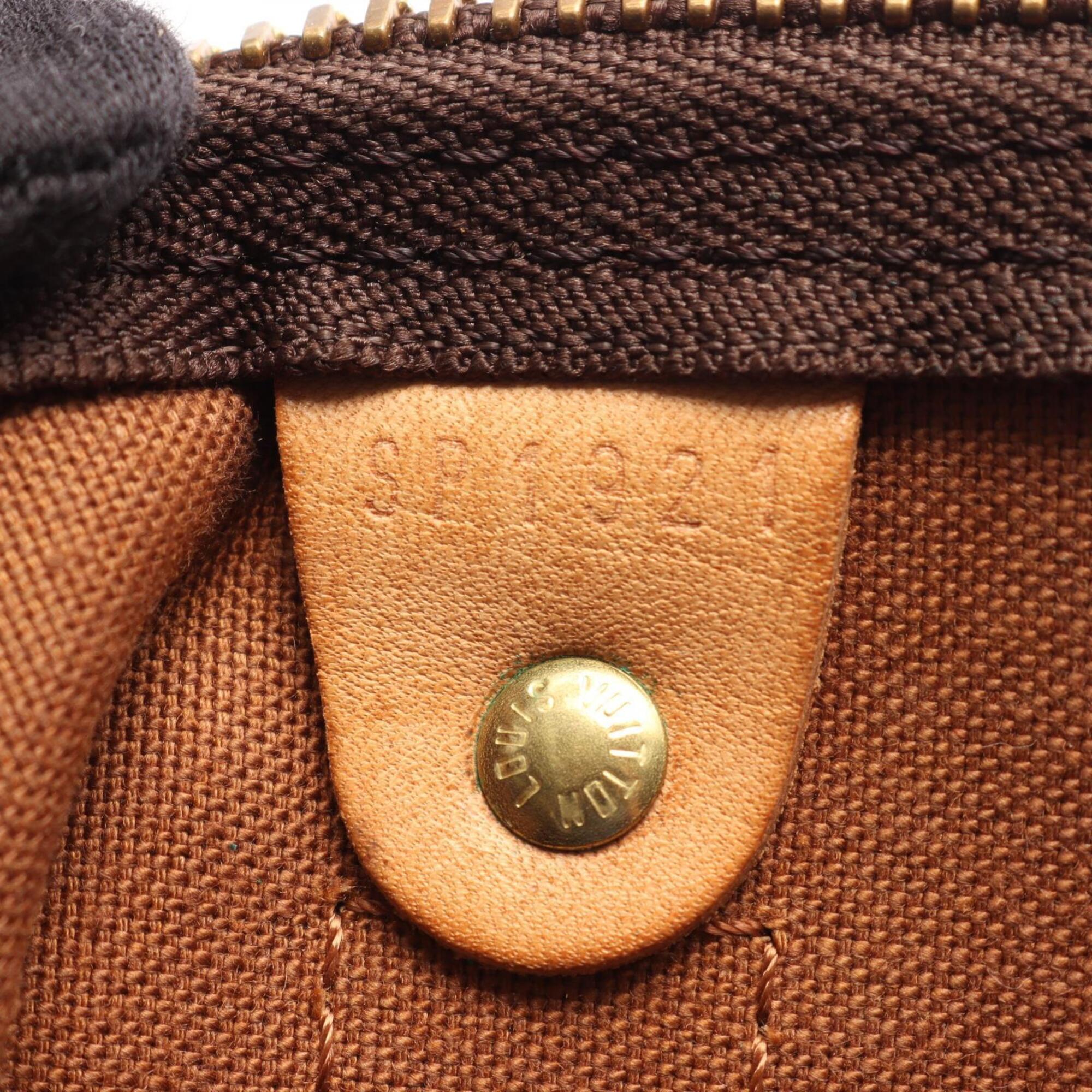 Louis Vuitton Monogram Brown Coated Canvas Boston Bag Handbag (Pre-Owned)