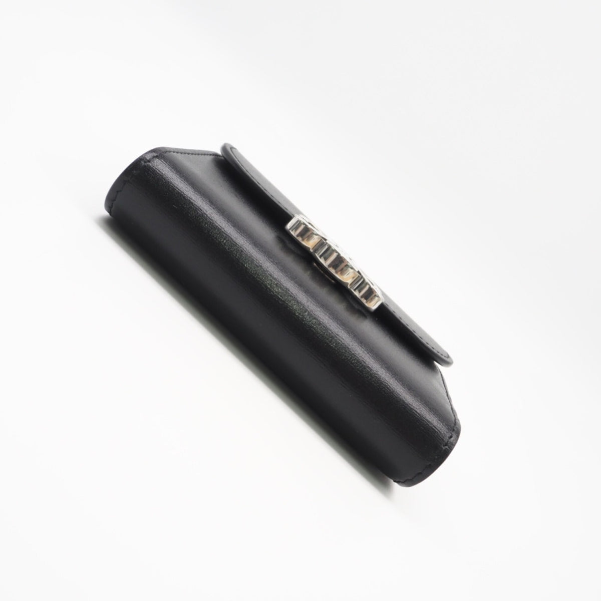 Celine Black Leather Wallet (Tri-Fold) (Pre-Owned)