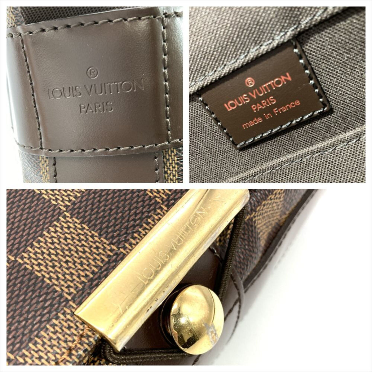 Louis Vuitton Brown Damier Canvas Shoulder Bag (Pre-Owned)