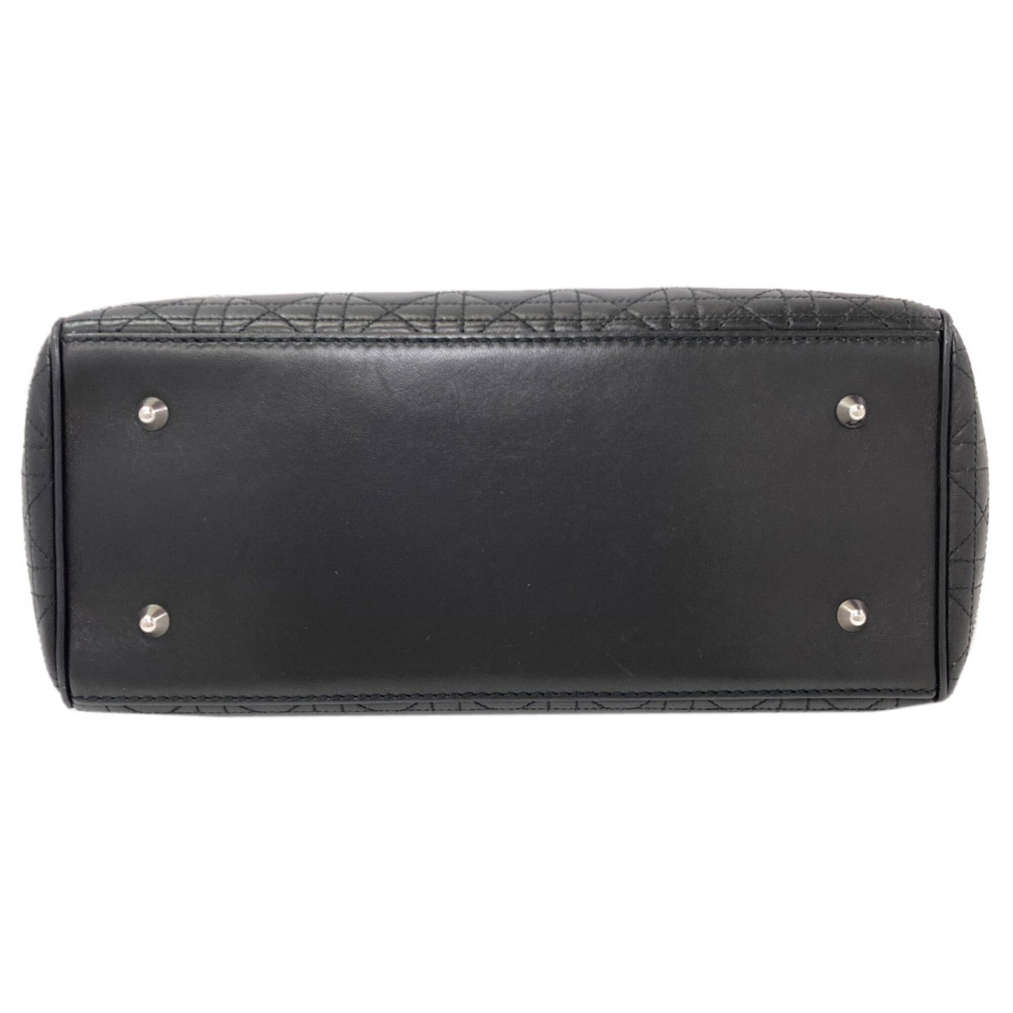 Christian Dior Black Leather Handbag (Pre-Owned)