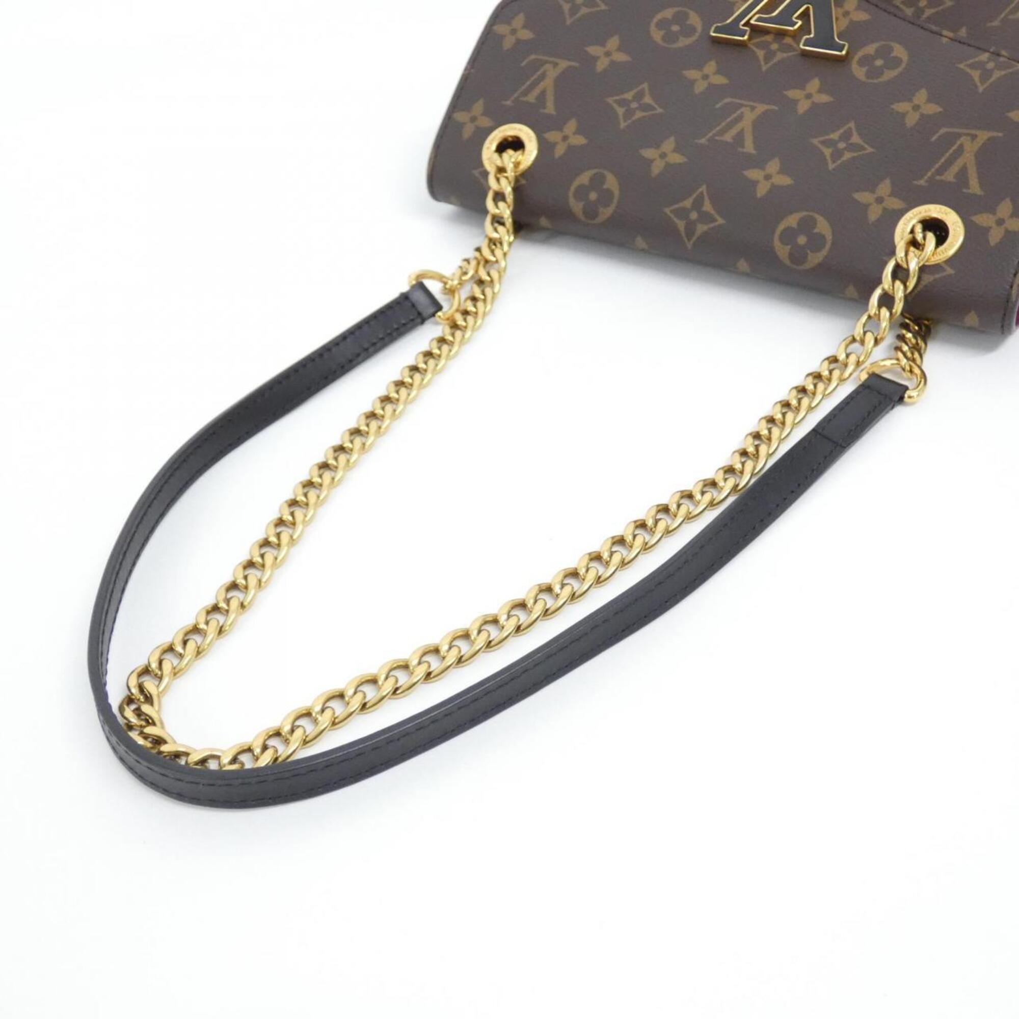 Louis Vuitton Marron Coated Canvas Shoulder Bag (Pre-Owned)