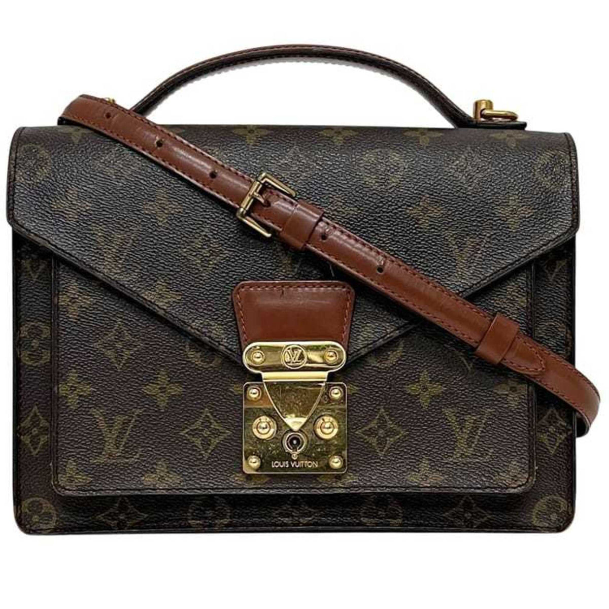 Louis Vuitton Brown Monogram Monogram Handbag (Pre-Owned)