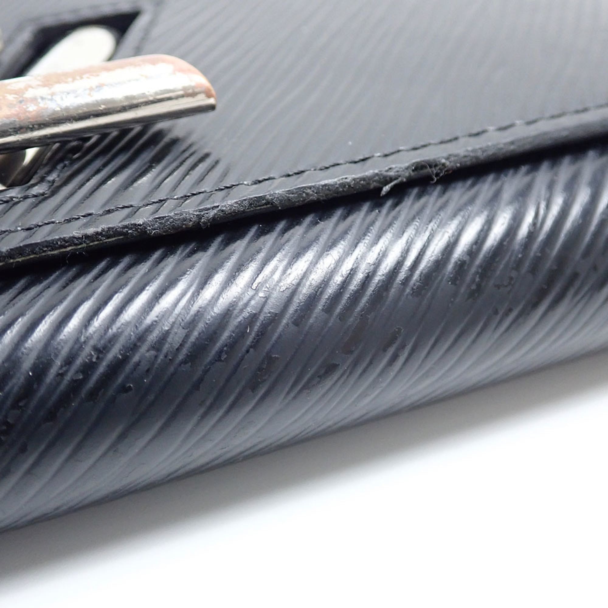 Louis Vuitton Epi Noir Epi Leather Long Wallet (Bi-Fold) (Pre-Owned)
