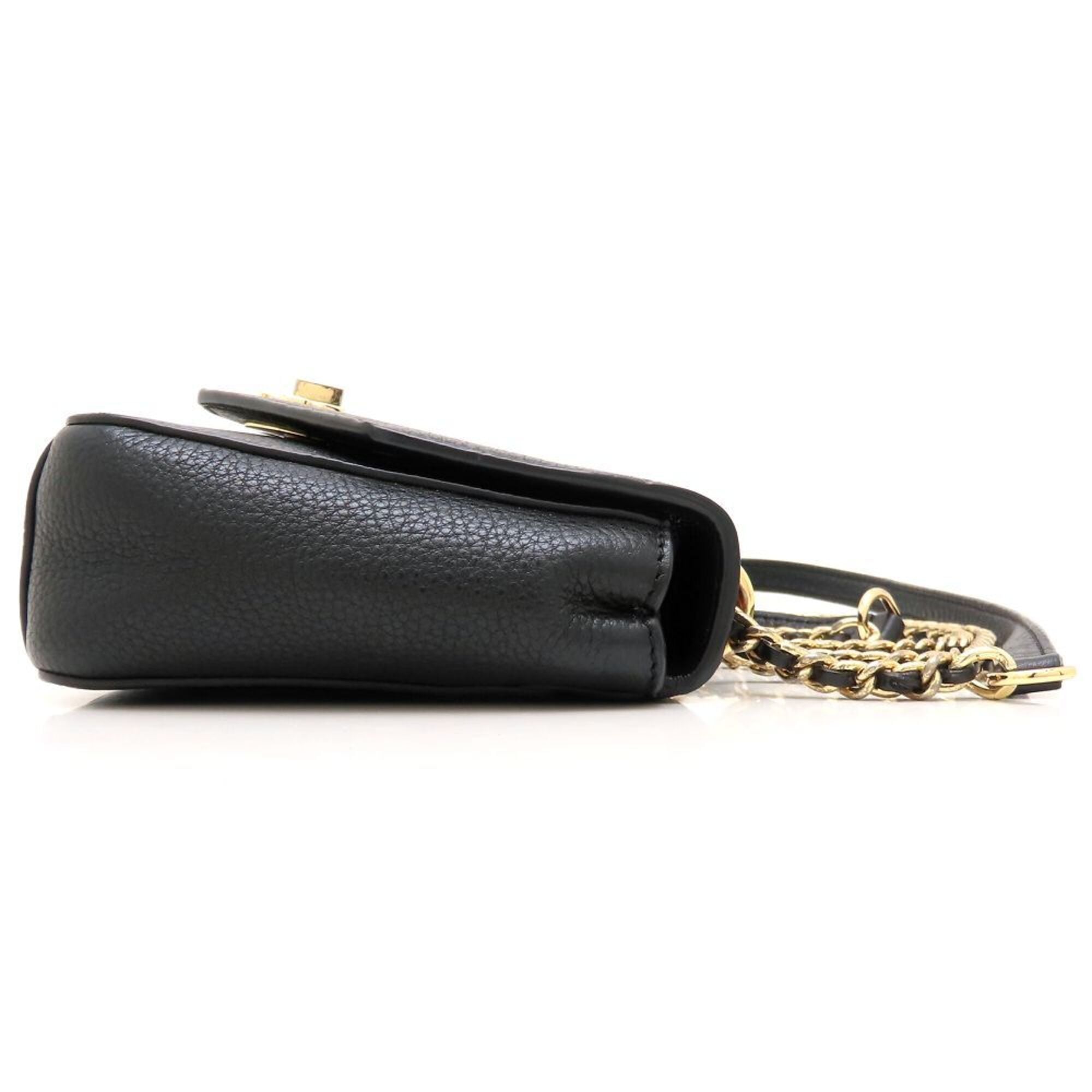 Tory Burch Black Leather Shoulder Bag (Pre-Owned)