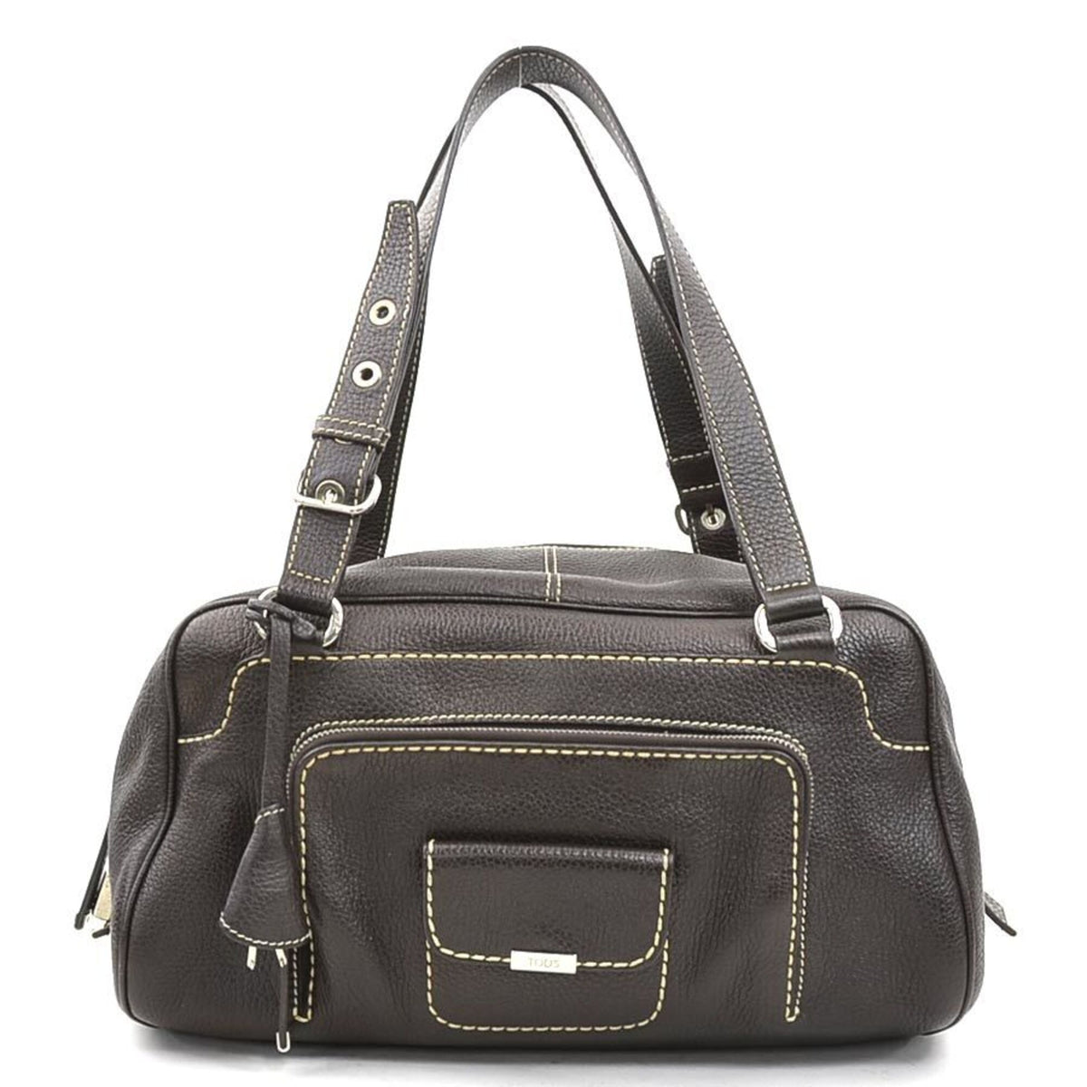 Tod's Brown Leather Handbag (Pre-Owned)
