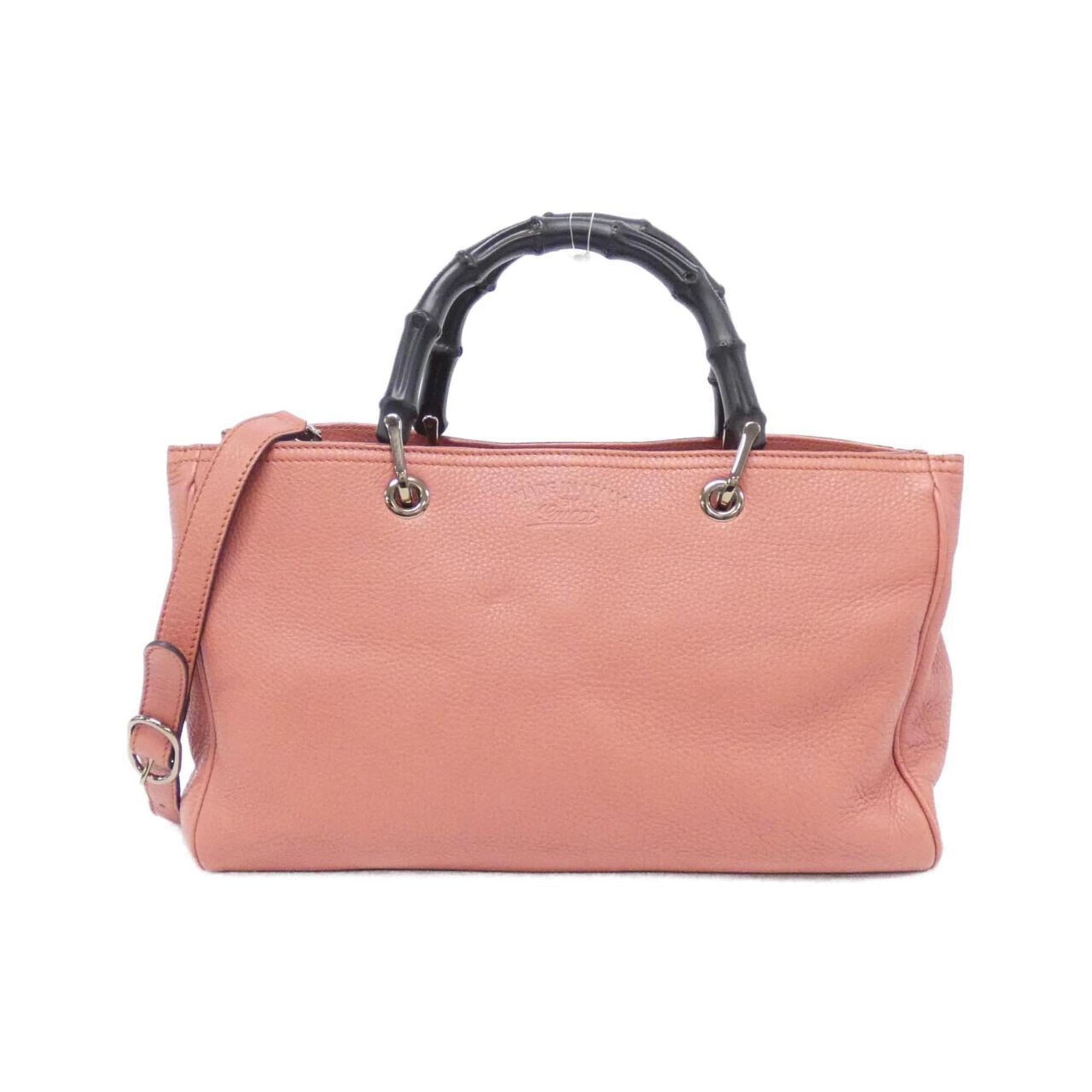 Gucci Pink Leather Handbag (Pre-Owned)