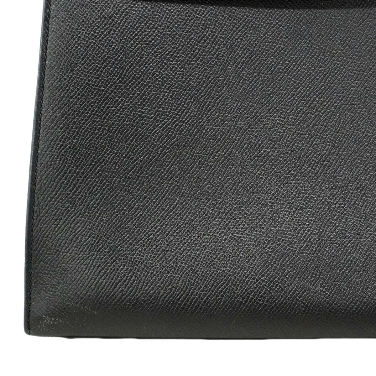 Hermes Black Leather Handbag (Pre-Owned)