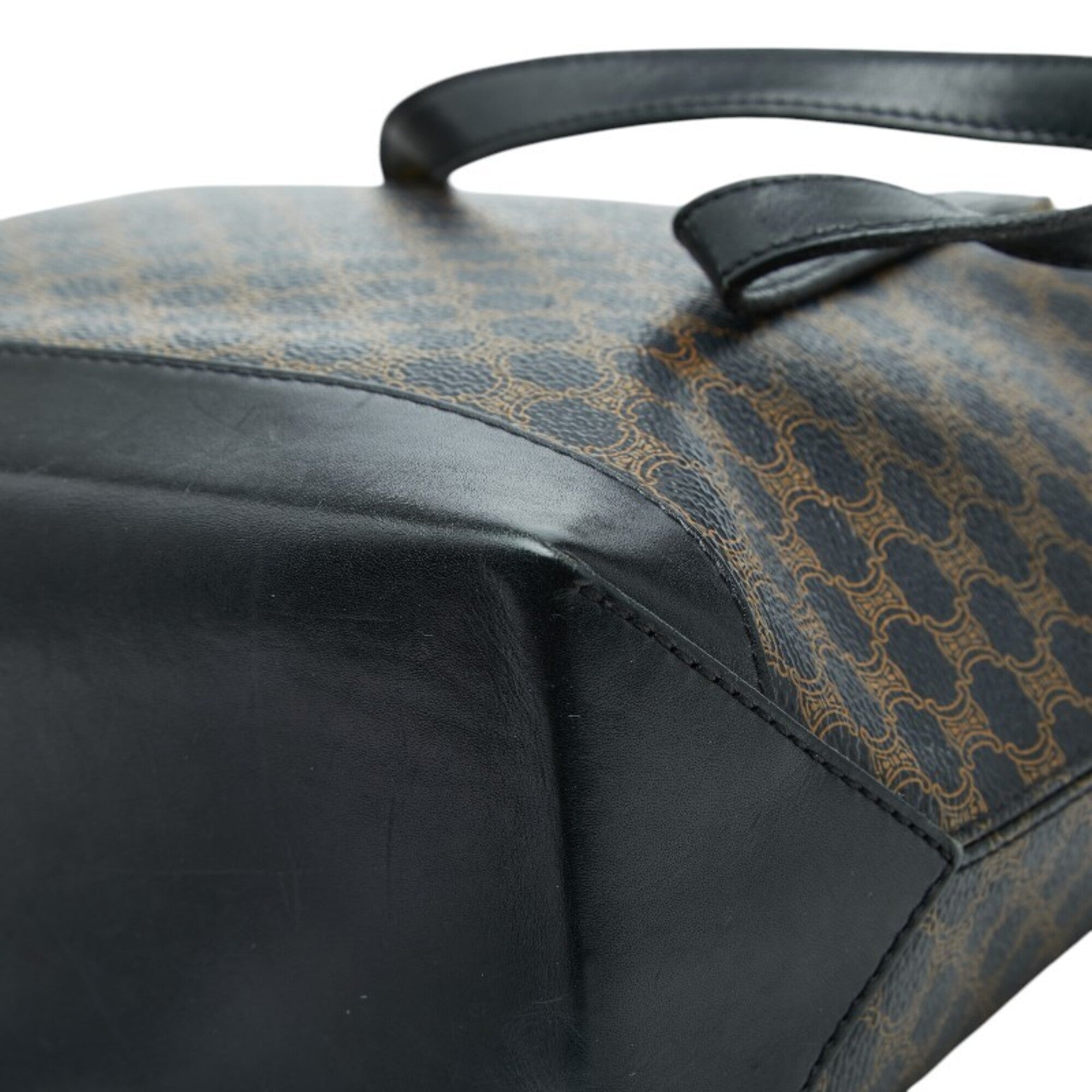 Celine Macadam Black Pvc Handbag (Pre-Owned)