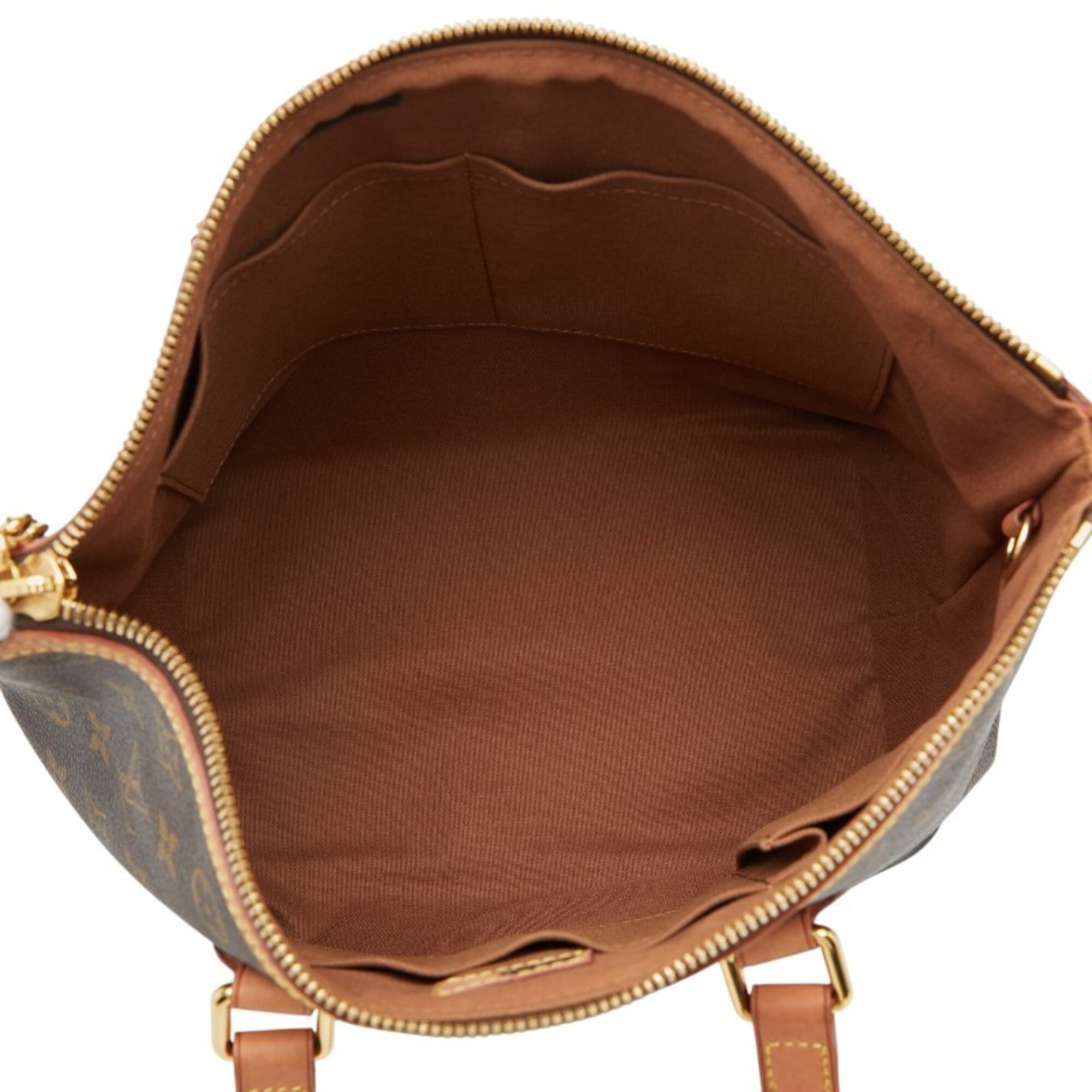 Louis Vuitton Brown Pvc Leather Handbag Shoulder Bag (Pre-Owned)
