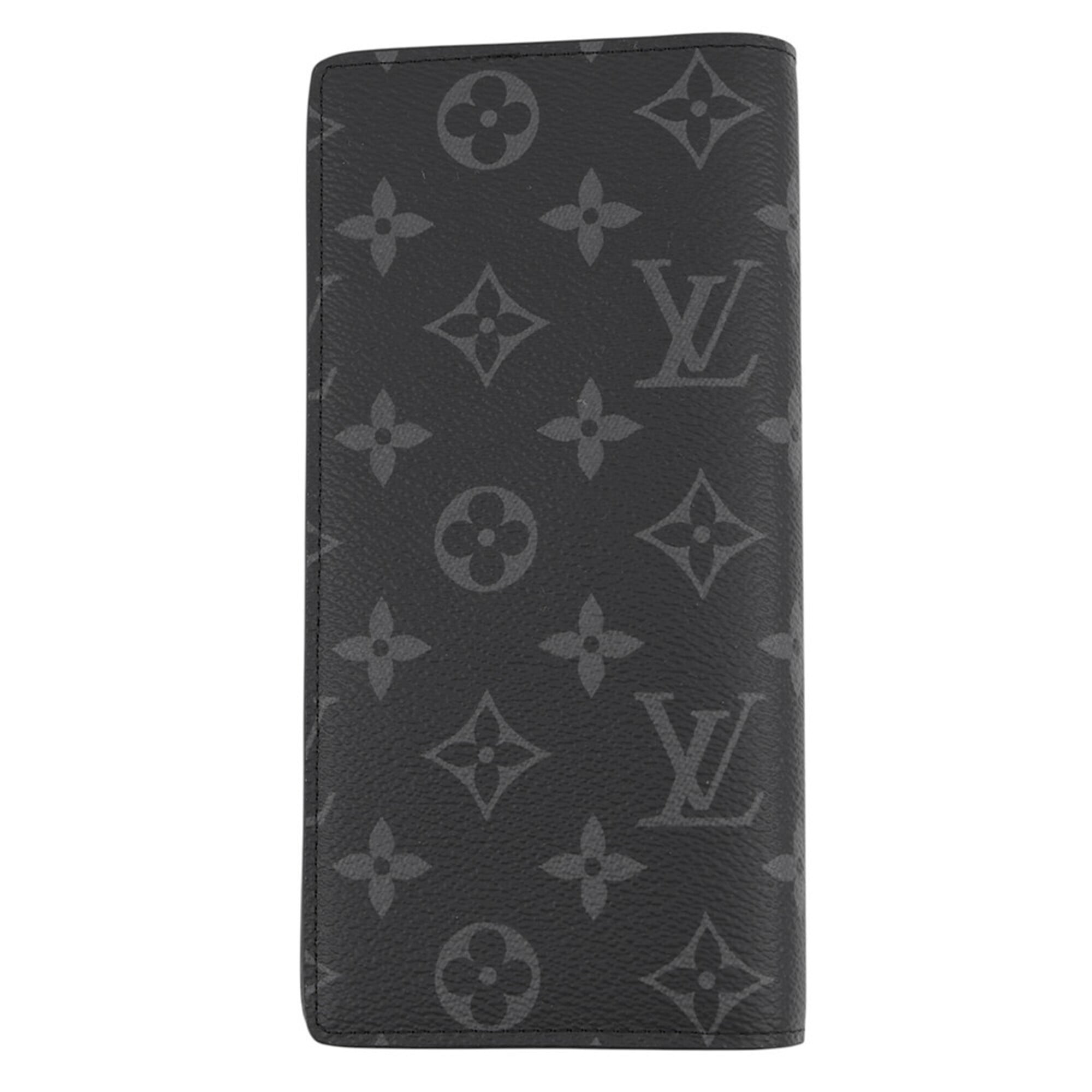 Louis Vuitton Noir Monogram Eclipse Long Wallet (Bi-Fold) (Pre-Owned)