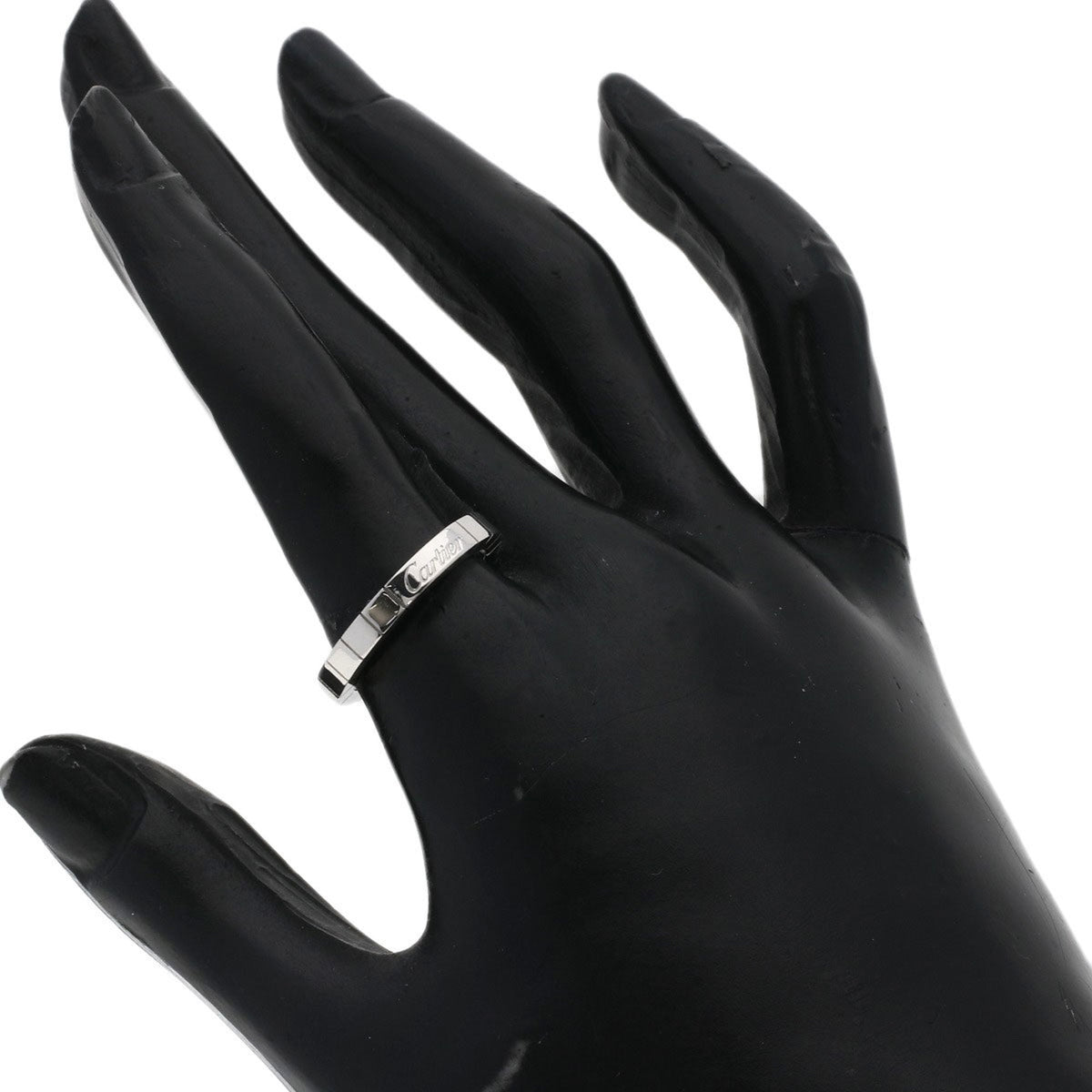 Cartier Lanieres White Gold White Gold (18K) Band Ring (Pre-Owned)