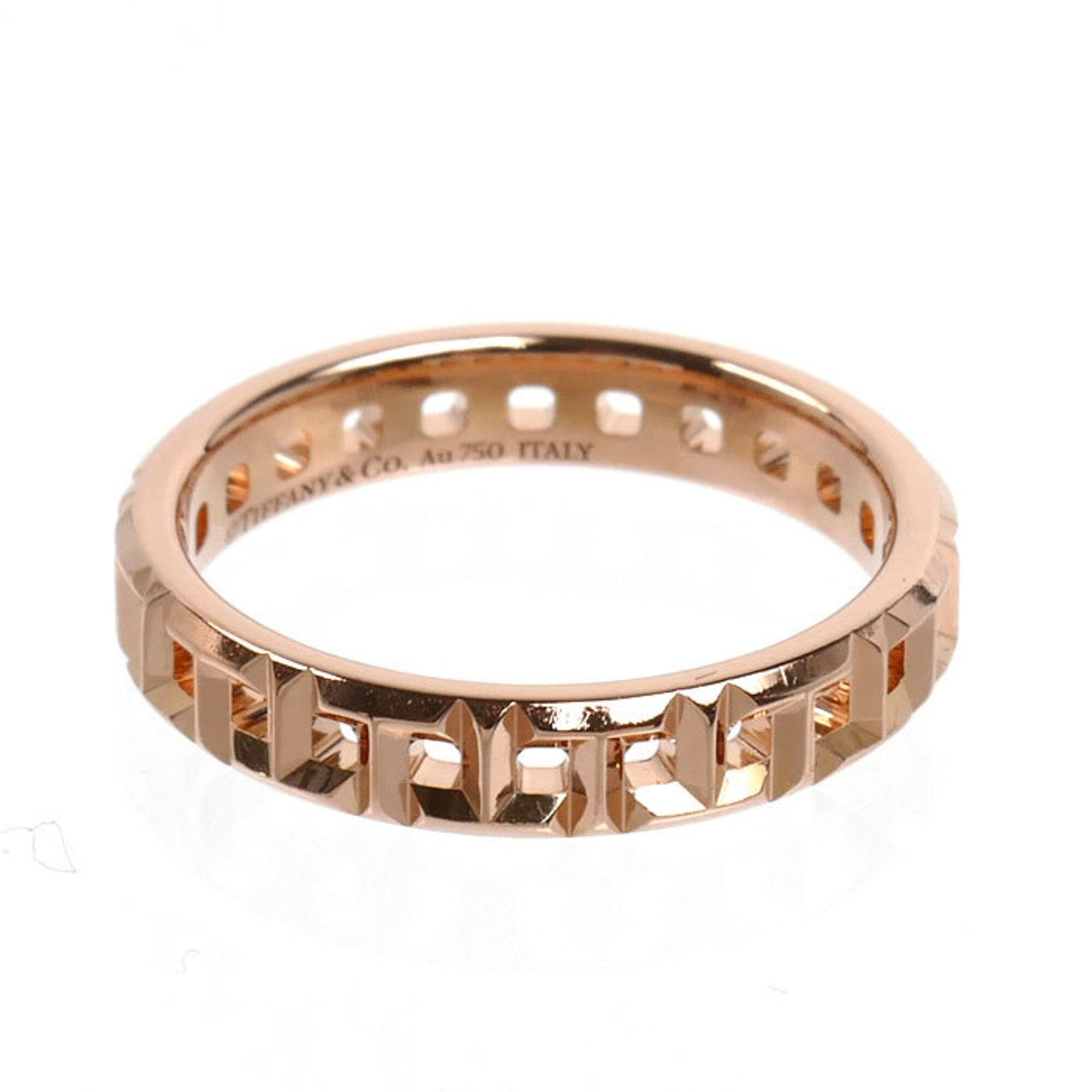 Tiffany Pink Gold (18K) Band Ring (Pre-Owned)