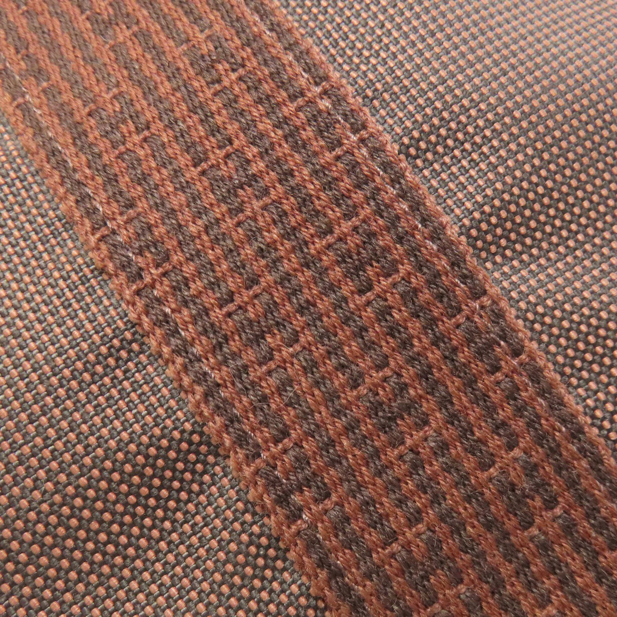 Hermes Brown Canvas Handbag (Pre-Owned)