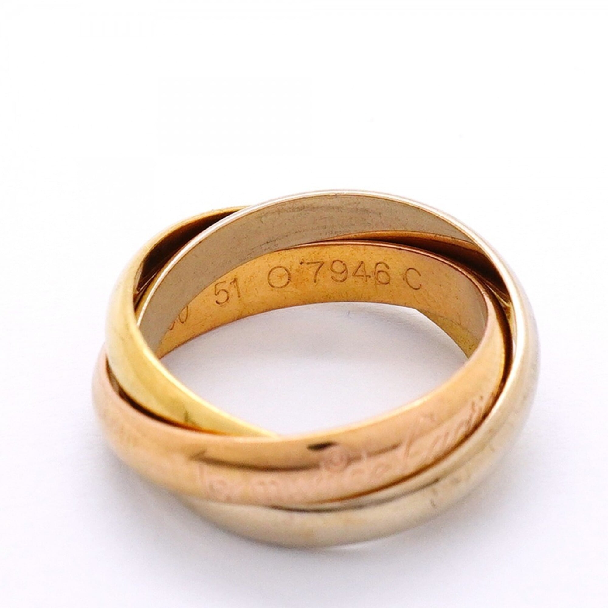 Cartier Yellow Gold (18K) Pink Gold (18K) White Gold (18K) Band Ring (Pre-Owned)