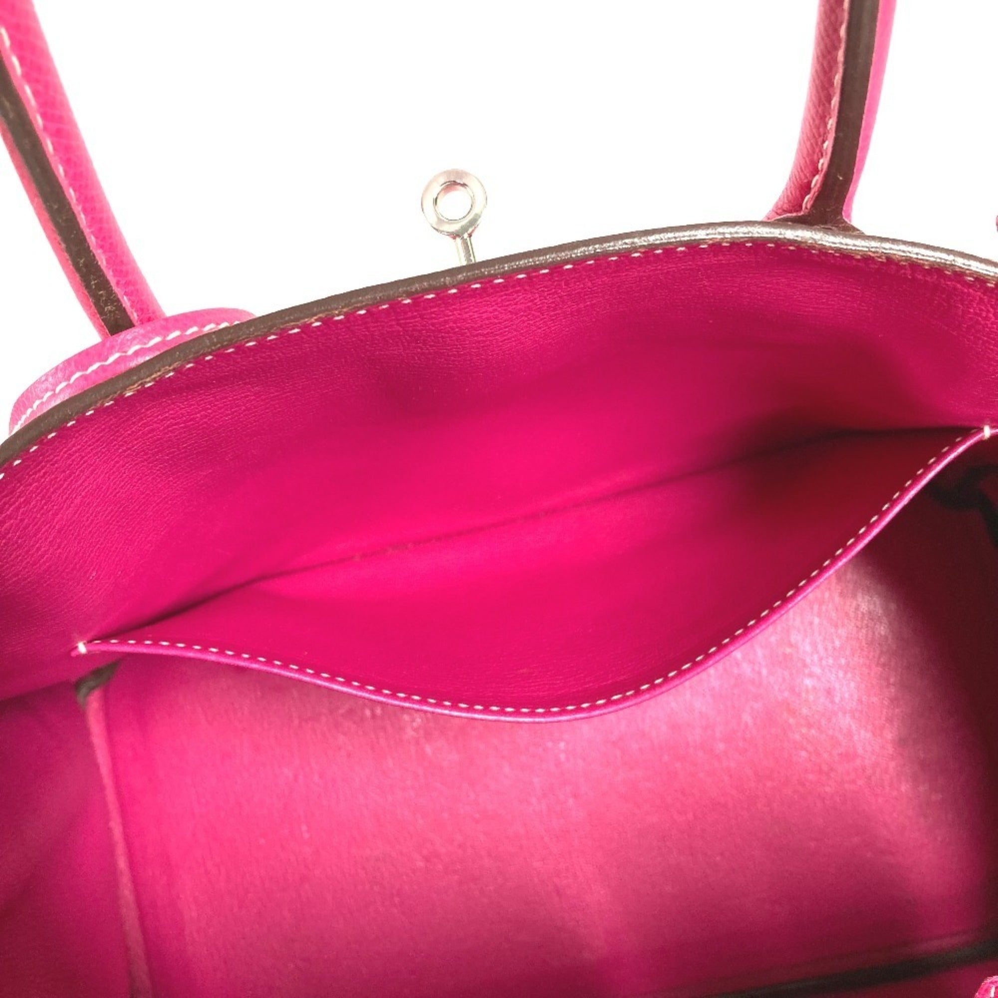 Hermes Pink Rose Tyrien Epsom Leather Handbag Tote Bag (Pre-Owned)