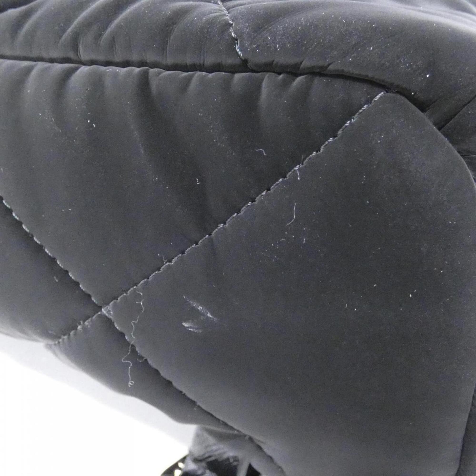 Chanel Black Velvet Nylon Backpack (Pre-Owned)