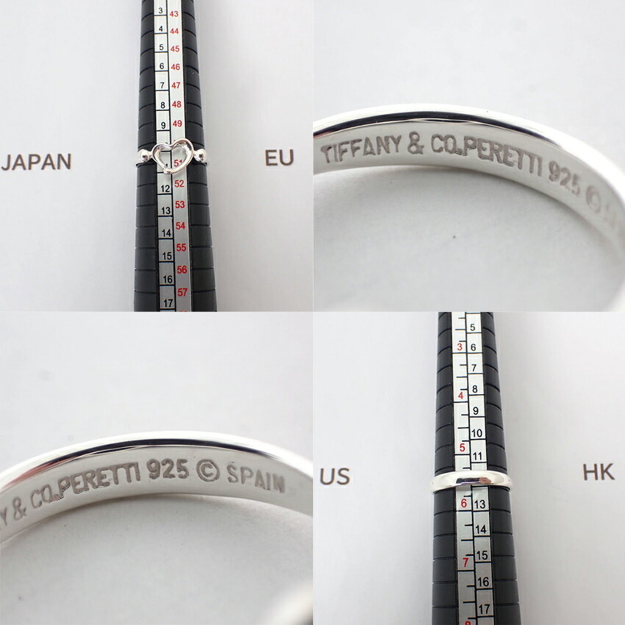 Tiffany Silver Sterling Silver 925 Band Ring (Pre-Owned)