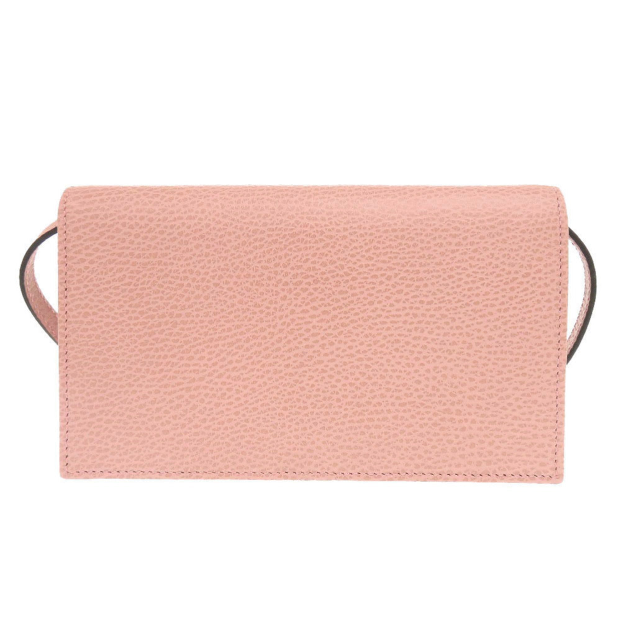 Gucci Pink Leather Shoulder Bag (Pre-Owned)