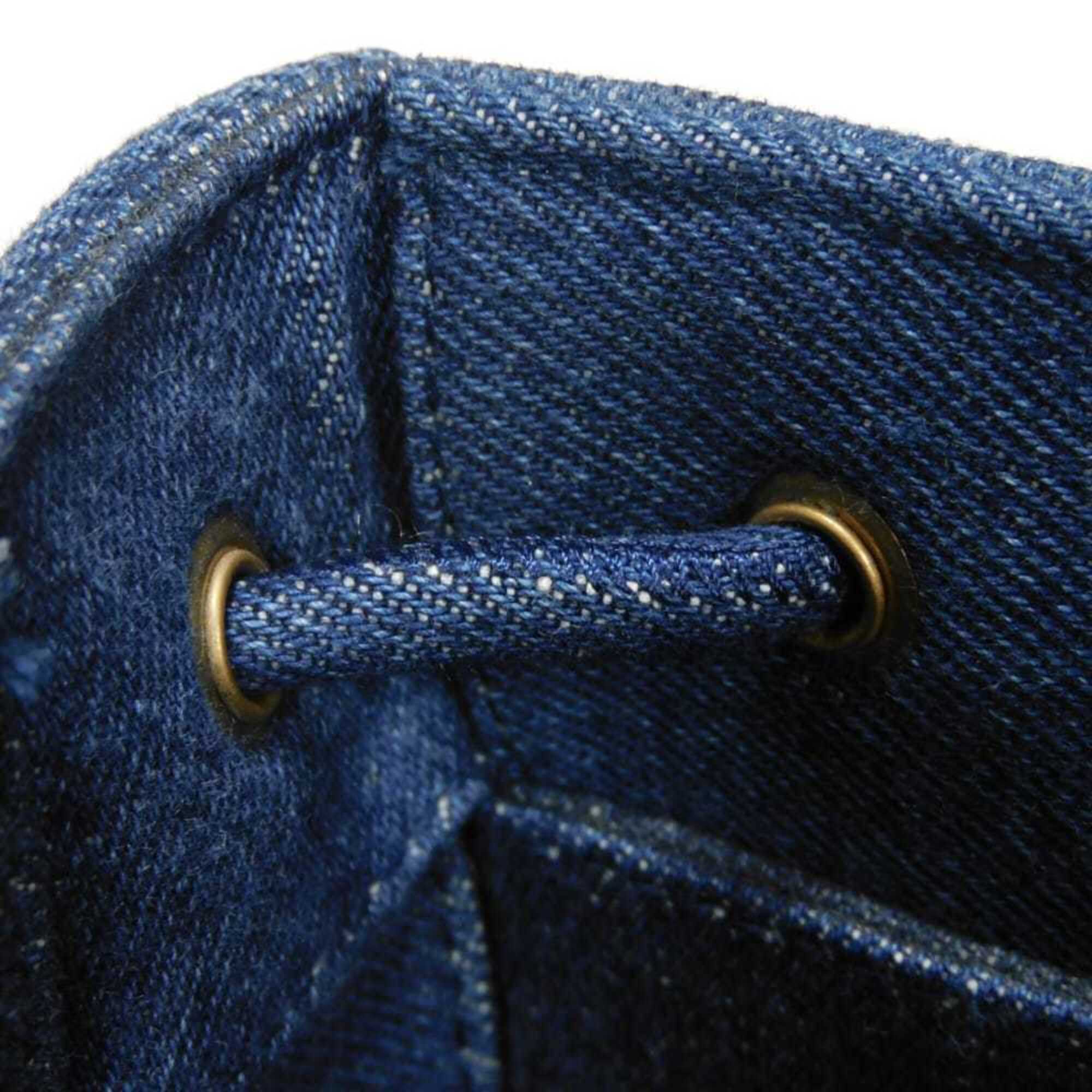 Bottega Veneta Blue Denim Shoulder Bag (Pre-Owned)