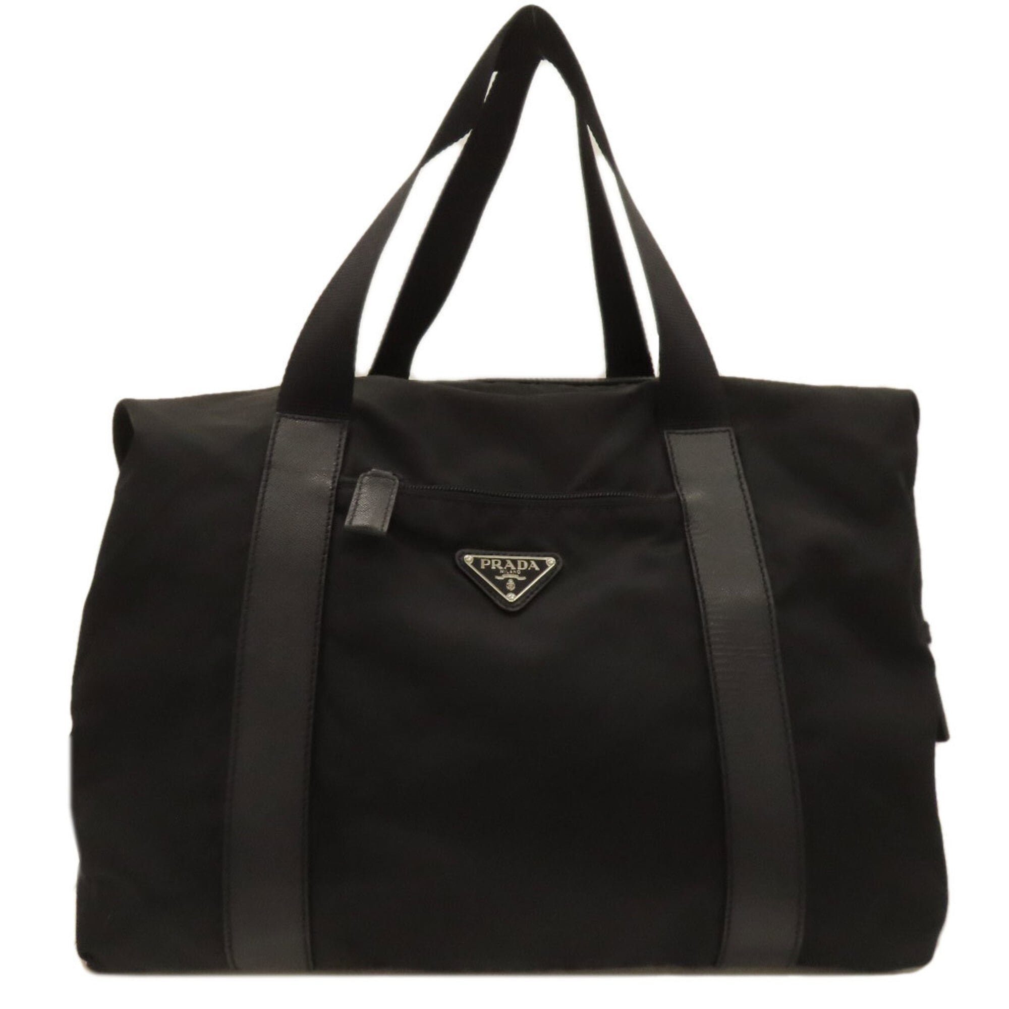 Prada Black Nylon Tote Bag (Pre-Owned)
