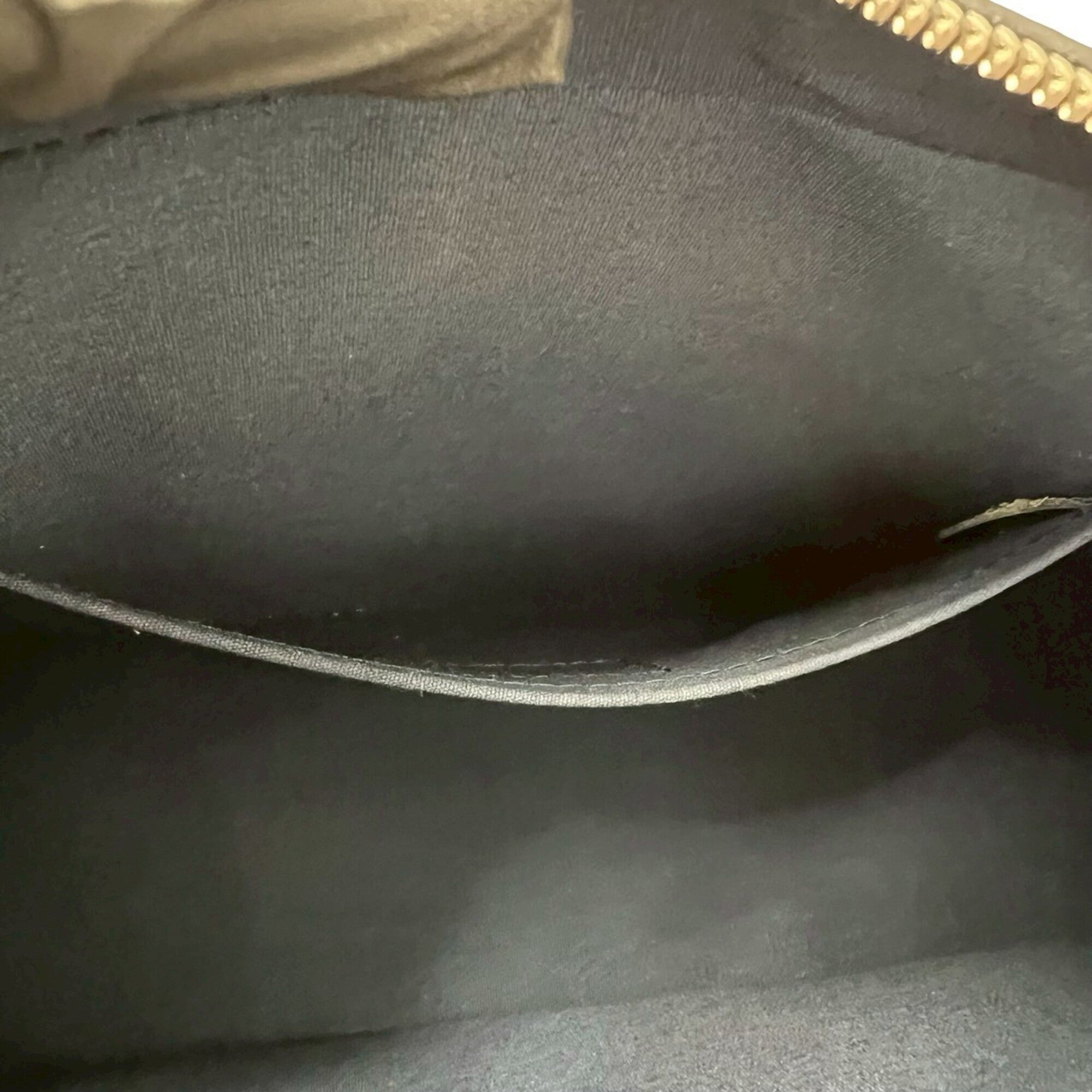 Louis Vuitton Navy Leather Boston Bag Handbag (Pre-Owned)