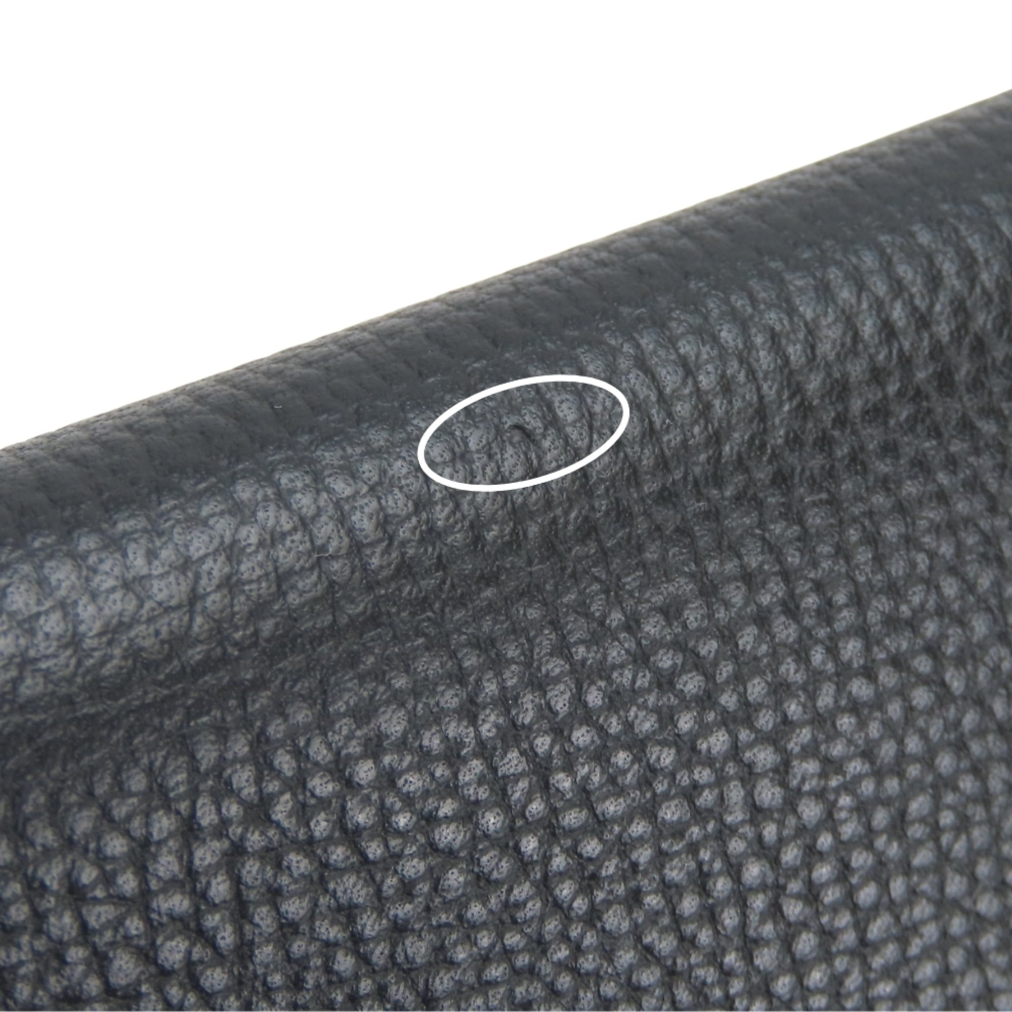 Loewe Black Brown Leather Wallet (Tri-Fold) (Pre-Owned)
