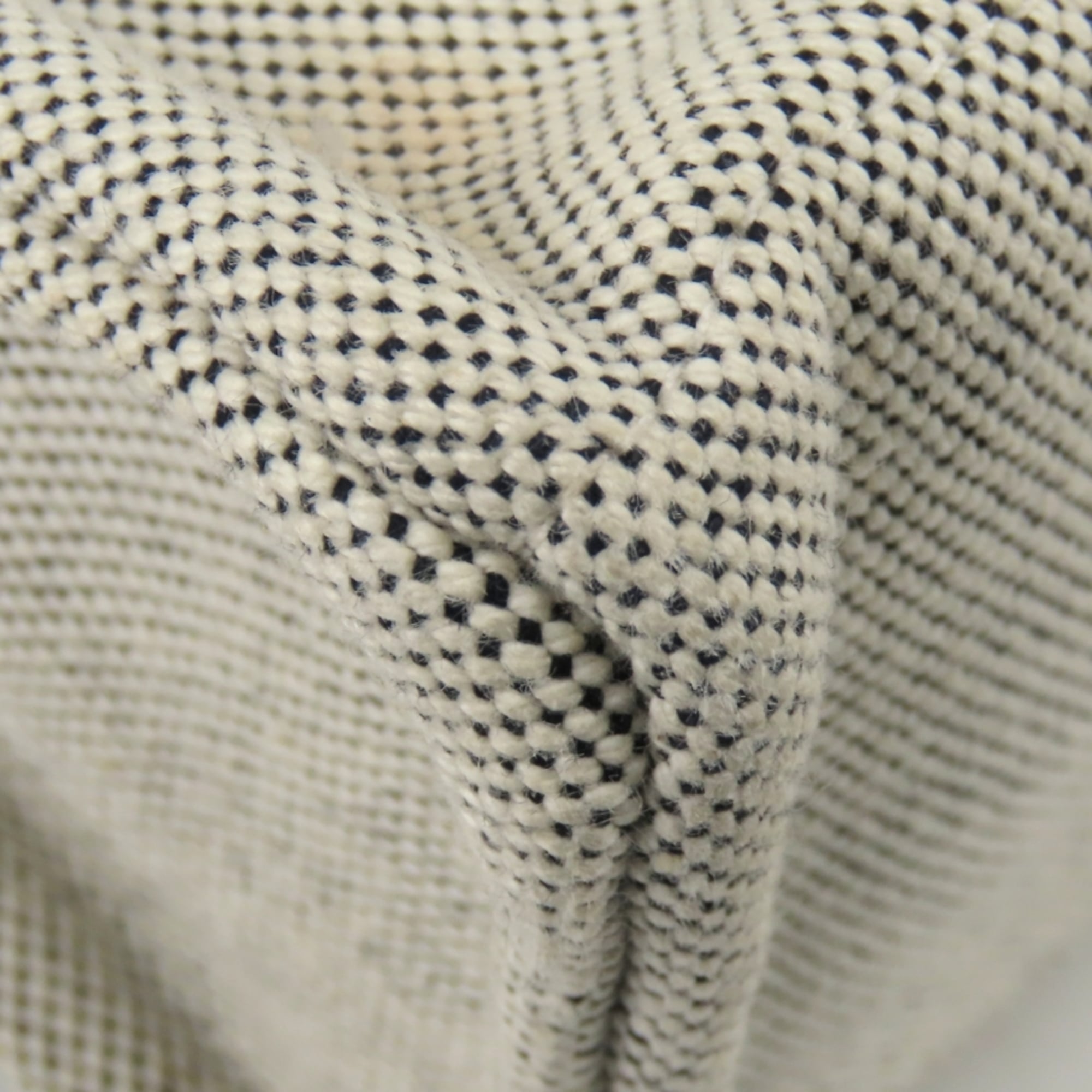 Hermes Gray Cotton Canvas Tote Bag (Pre-Owned)