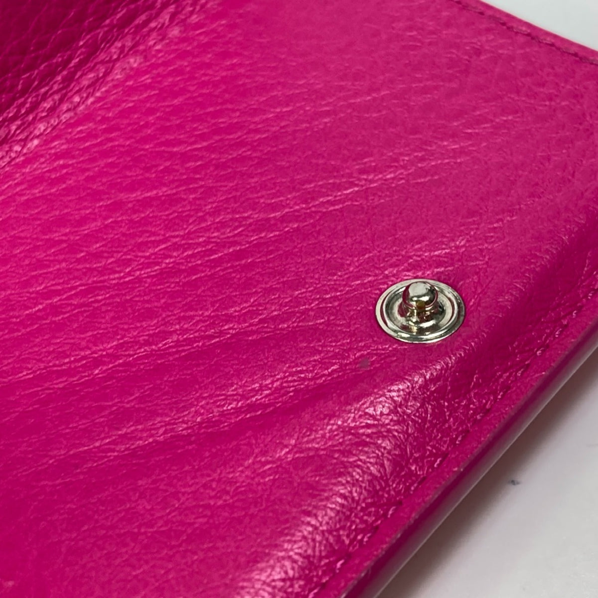 Balenciaga Pink Leather Wallet (Tri-Fold) (Pre-Owned)