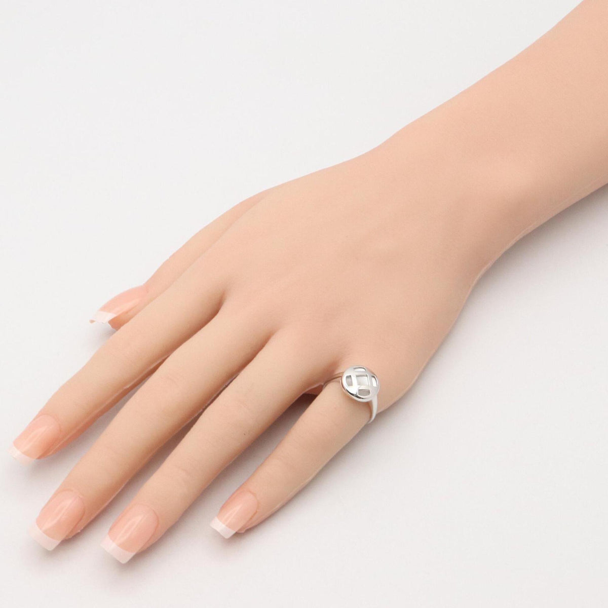 Cartier Silver Clear White Gold (18K) Band Ring (Pre-Owned)