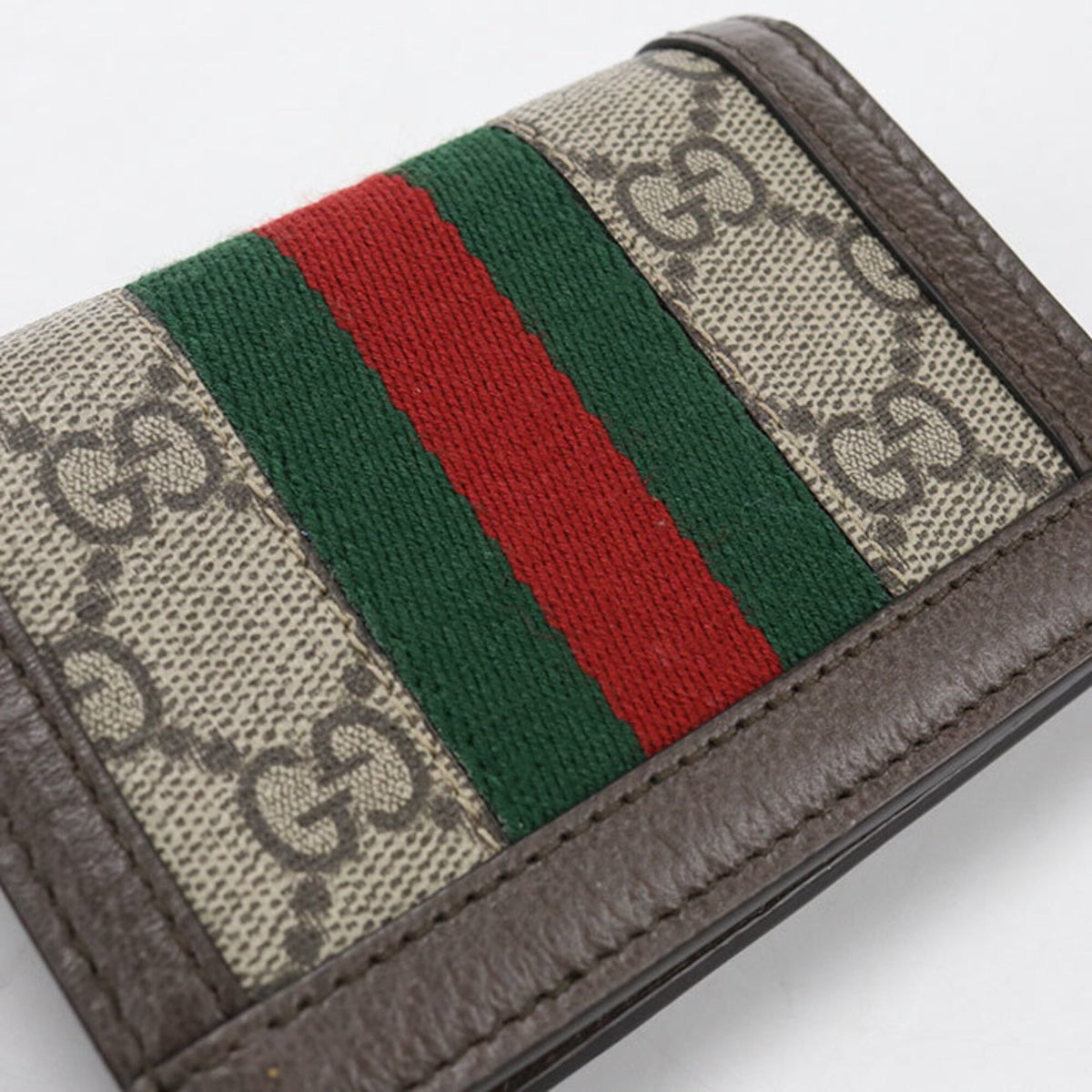 Gucci Beige Pvc Wallet (Bi-Fold) (Pre-Owned)