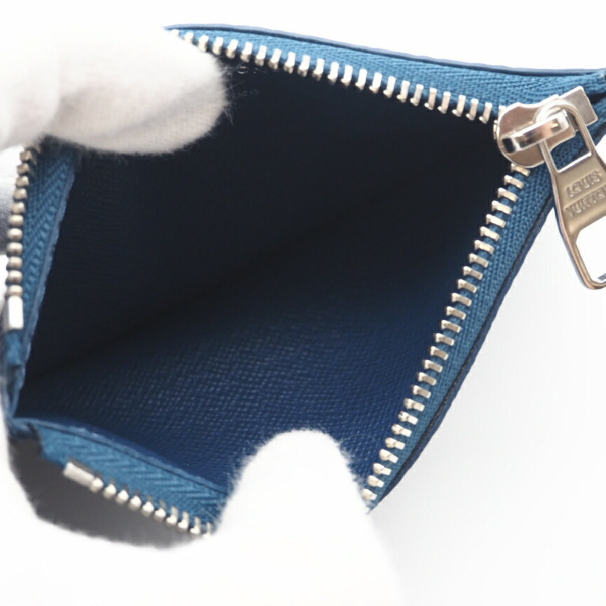 Louis Vuitton Blue Navy Coated Canvas Shoulder Bag (Pre-Owned)