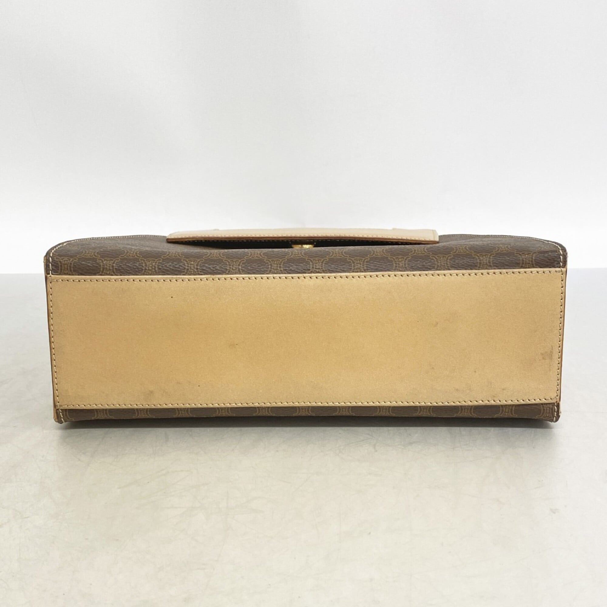 Celine Brown Pvc Handbag (Pre-Owned)