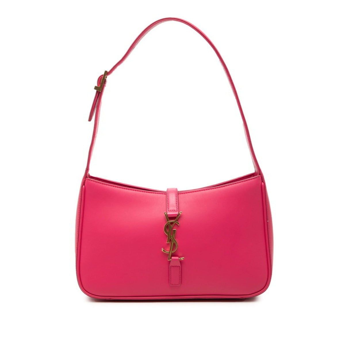Saint Laurent Pink Leather Handbag Shoulder Bag (Pre-Owned)